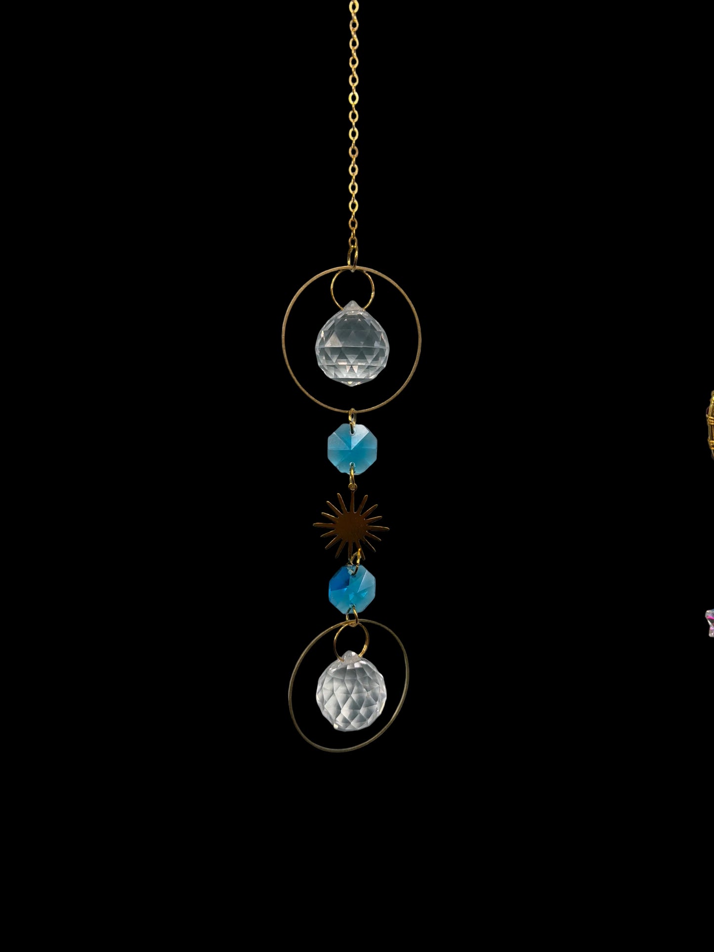 Sun & Crystals Suncatcher -13”