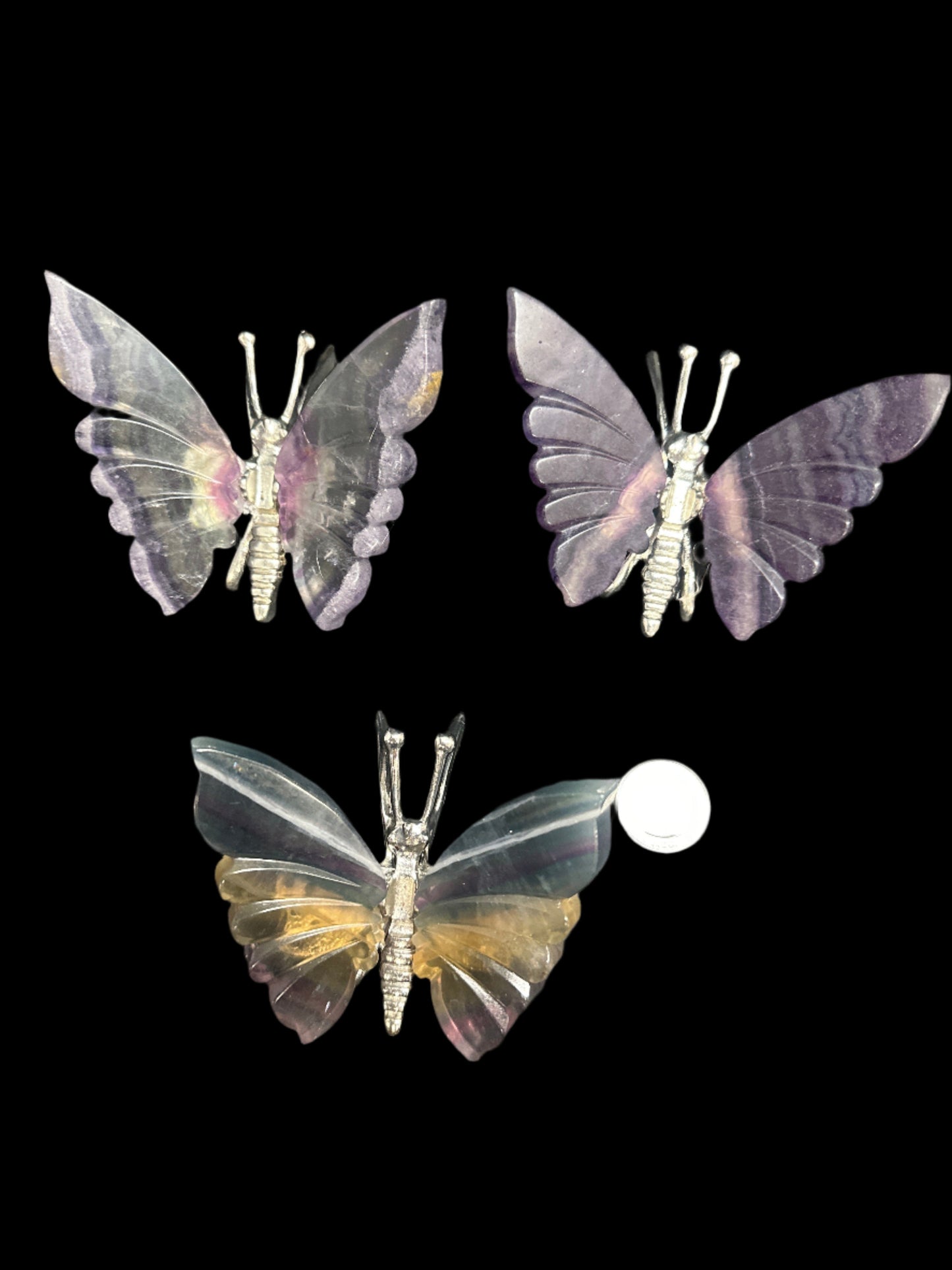 Fluorite Metal Butterfly