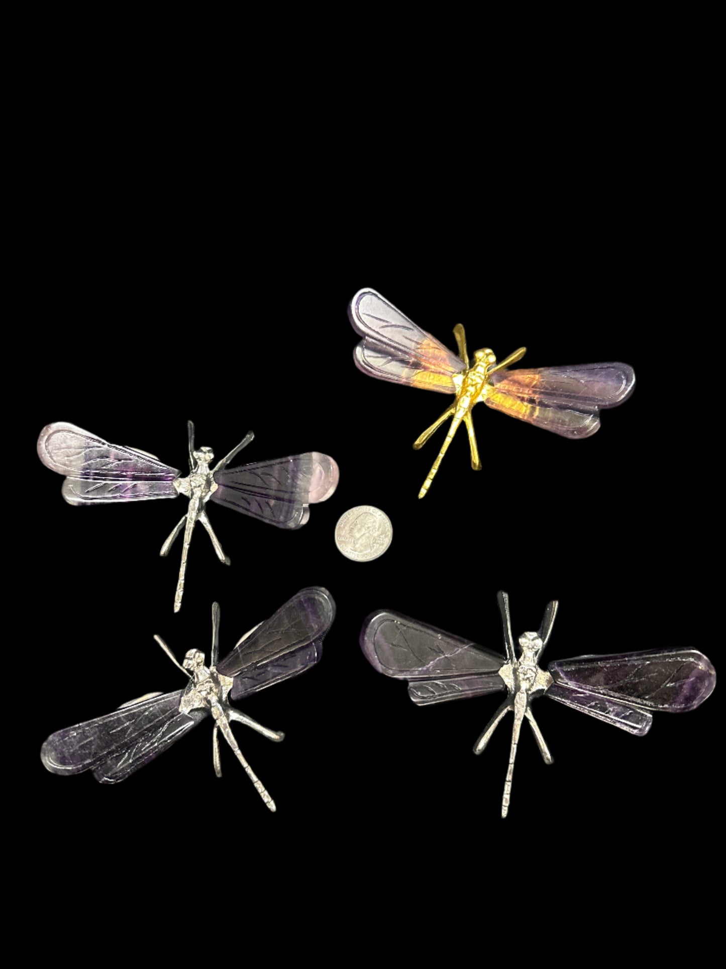 Fluorite Metal Dragonfly