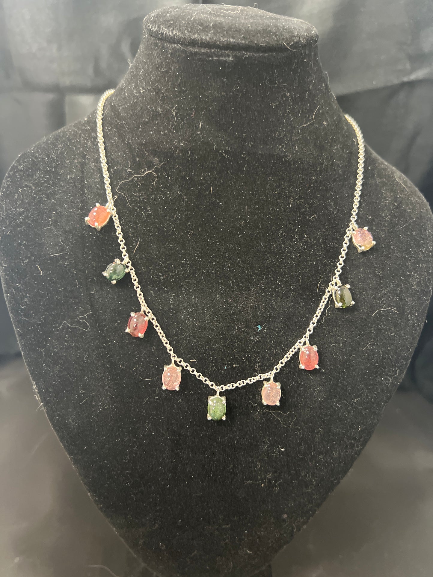 Mixed Tourmaline Necklace