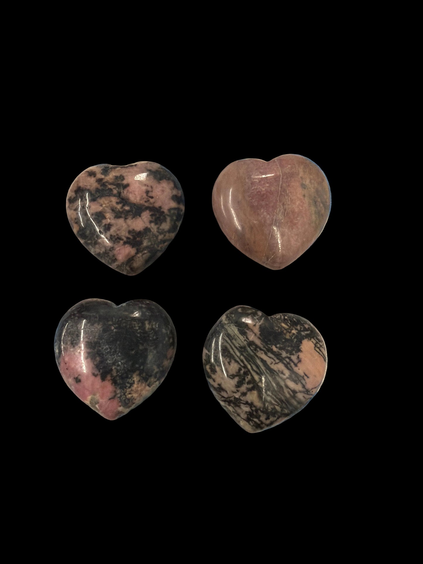 Rhodonite Heart Small