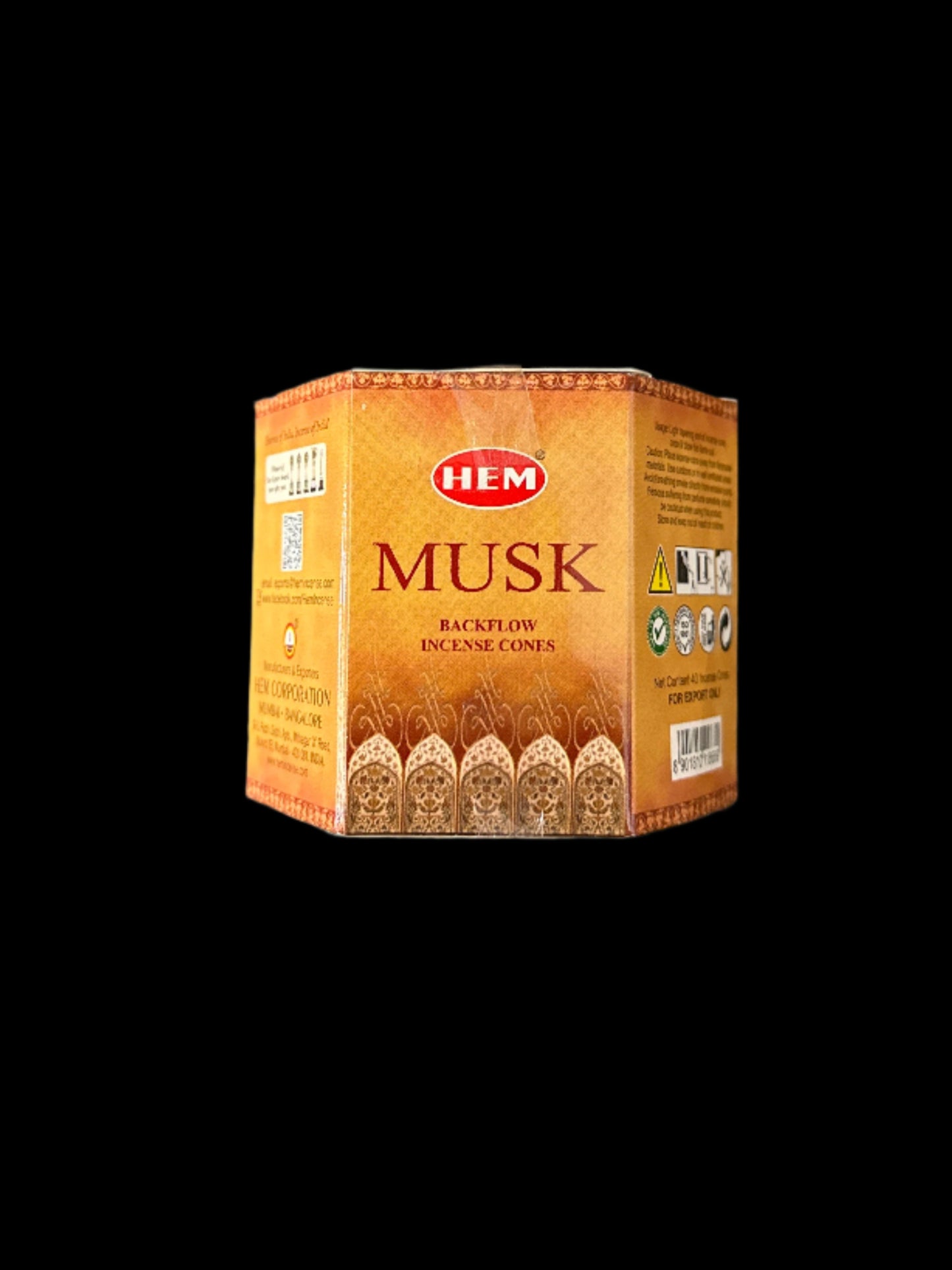 Hem musk backflow incense cones
