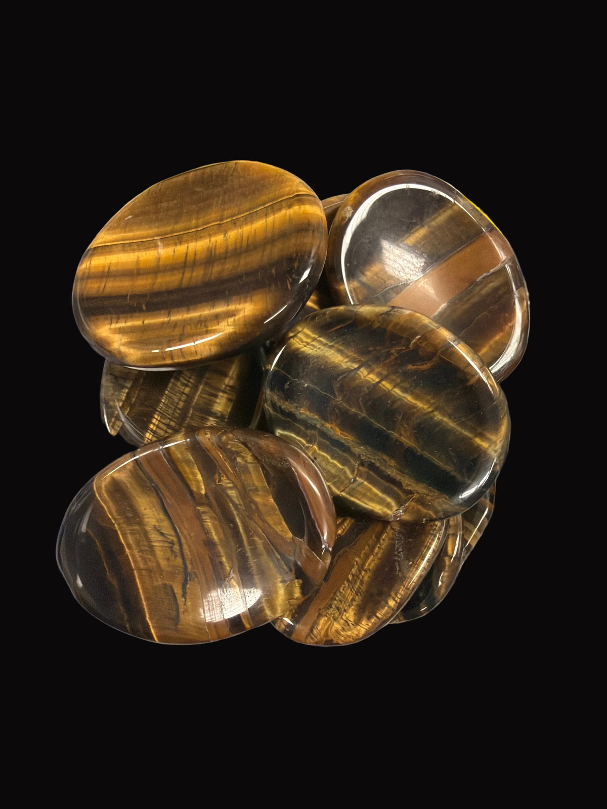 Tigers Eye Worry Stone