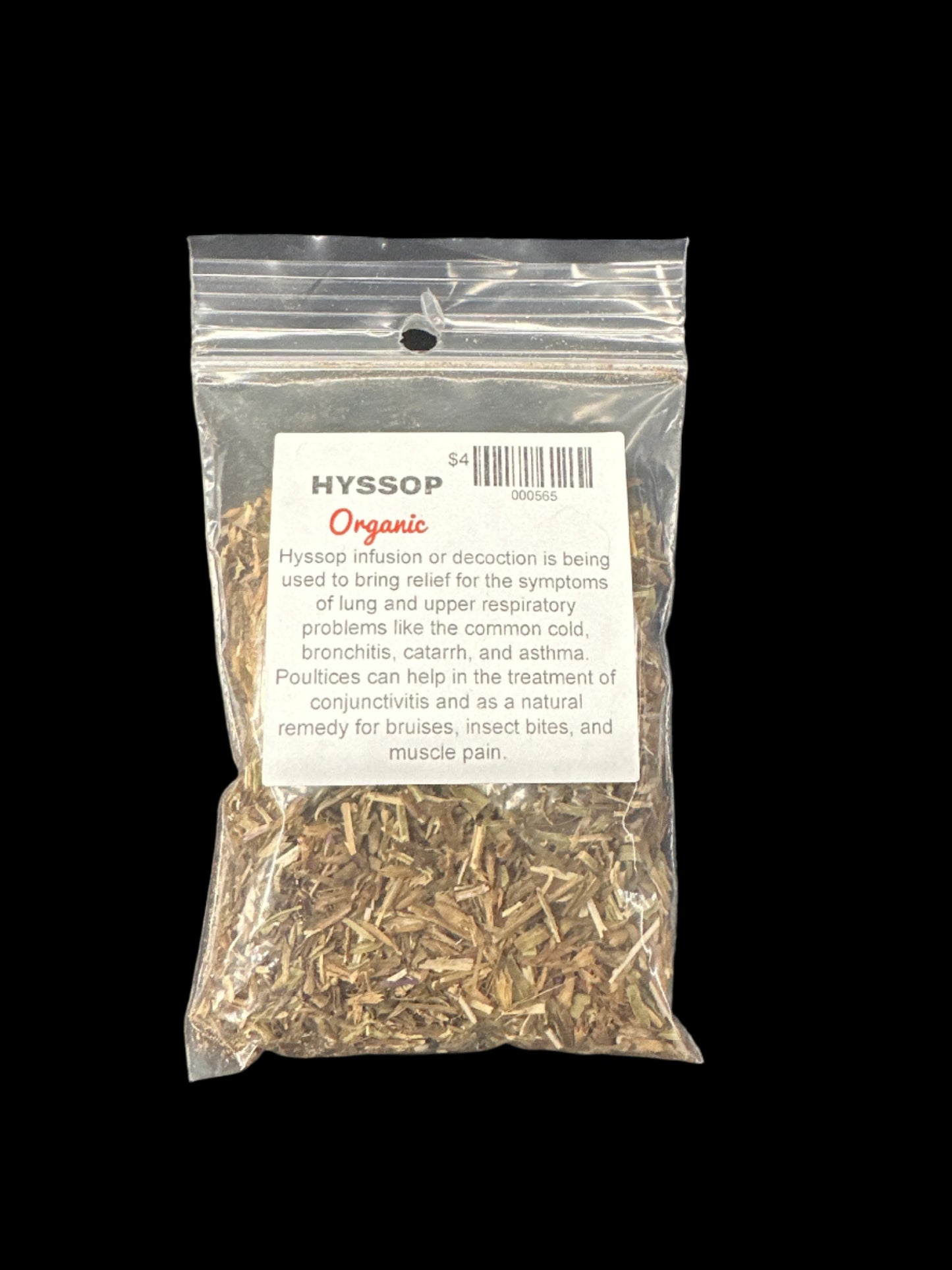Hyssop 1/2 oz (Organic)