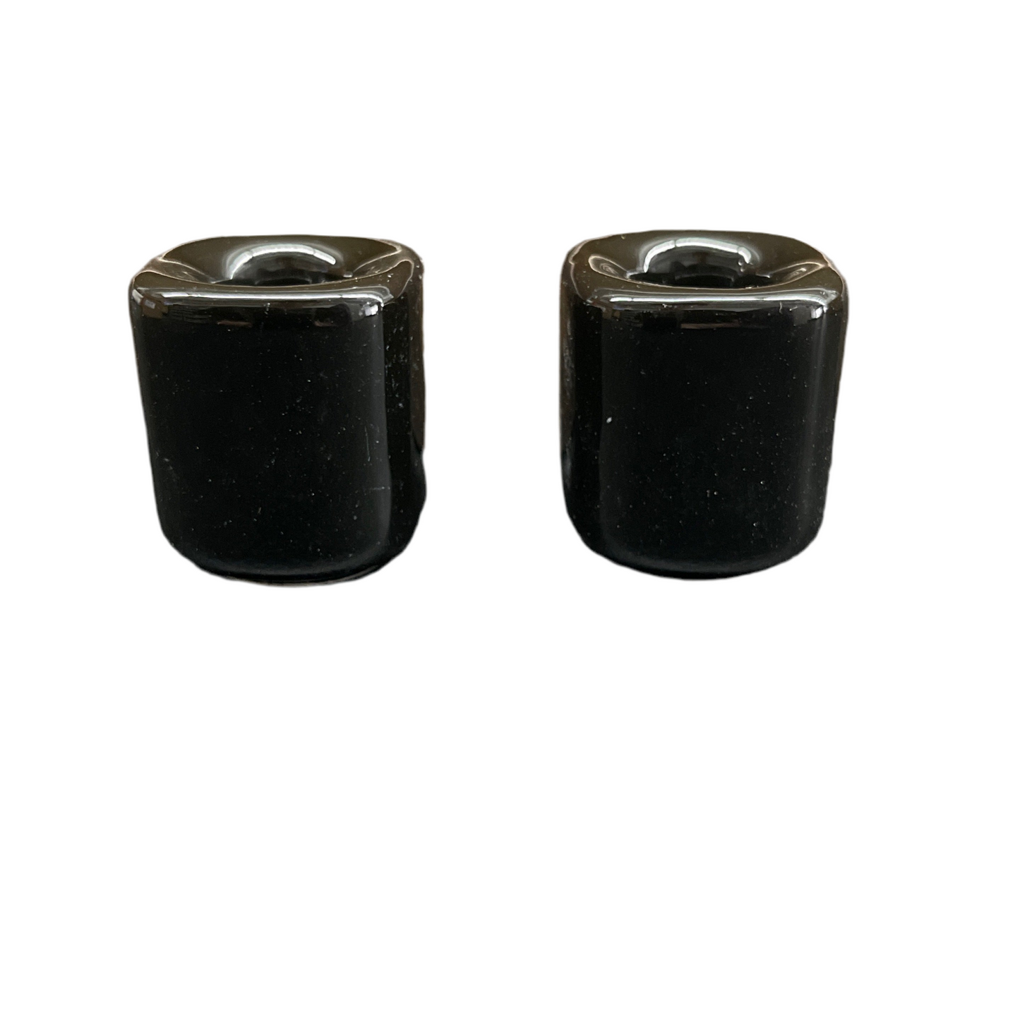Black Ceramic Chime Candle Holder