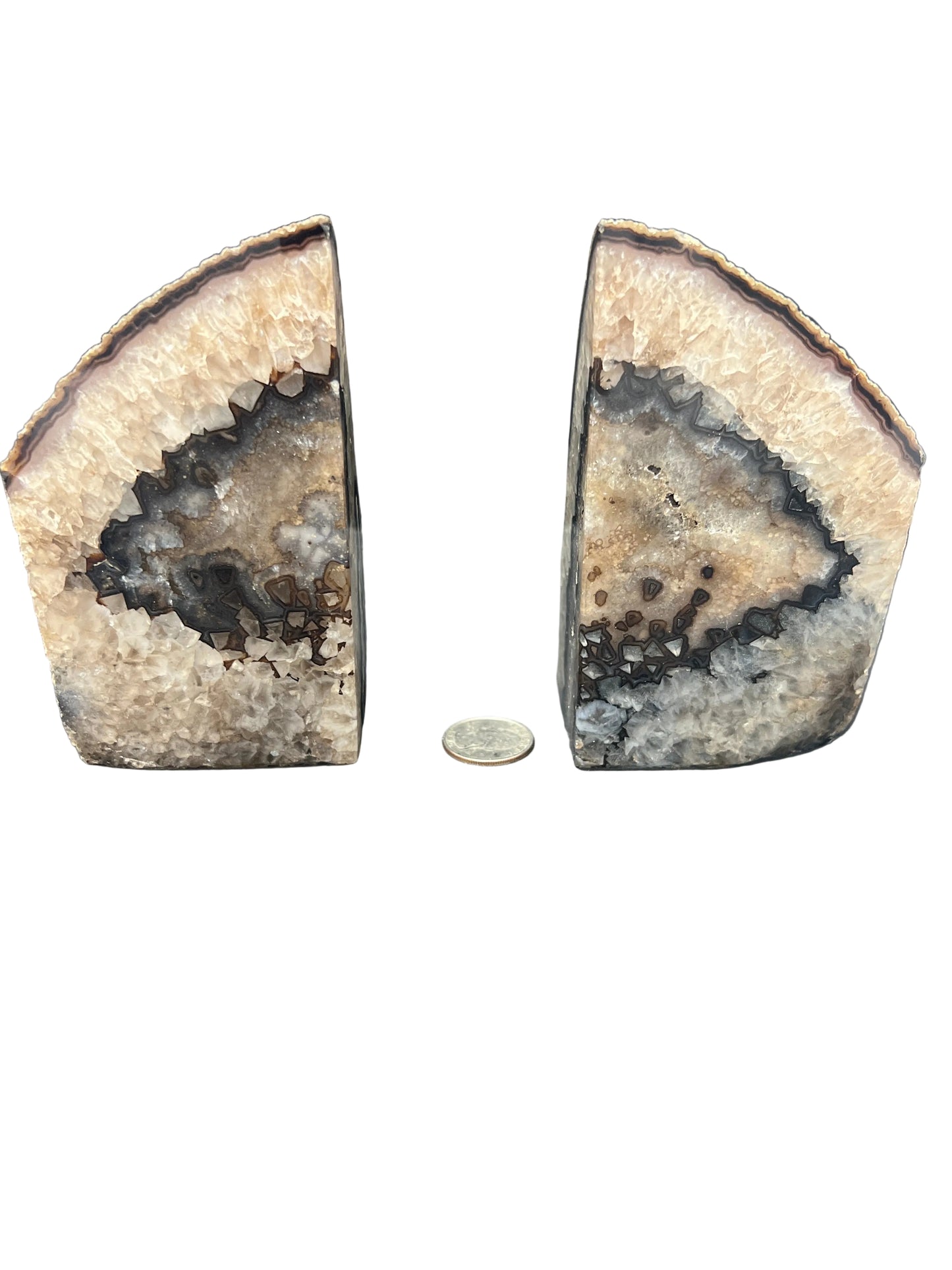 Agate Bookends