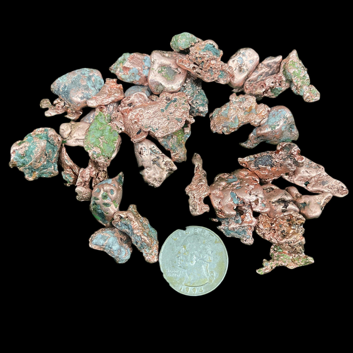 Copper nuggets