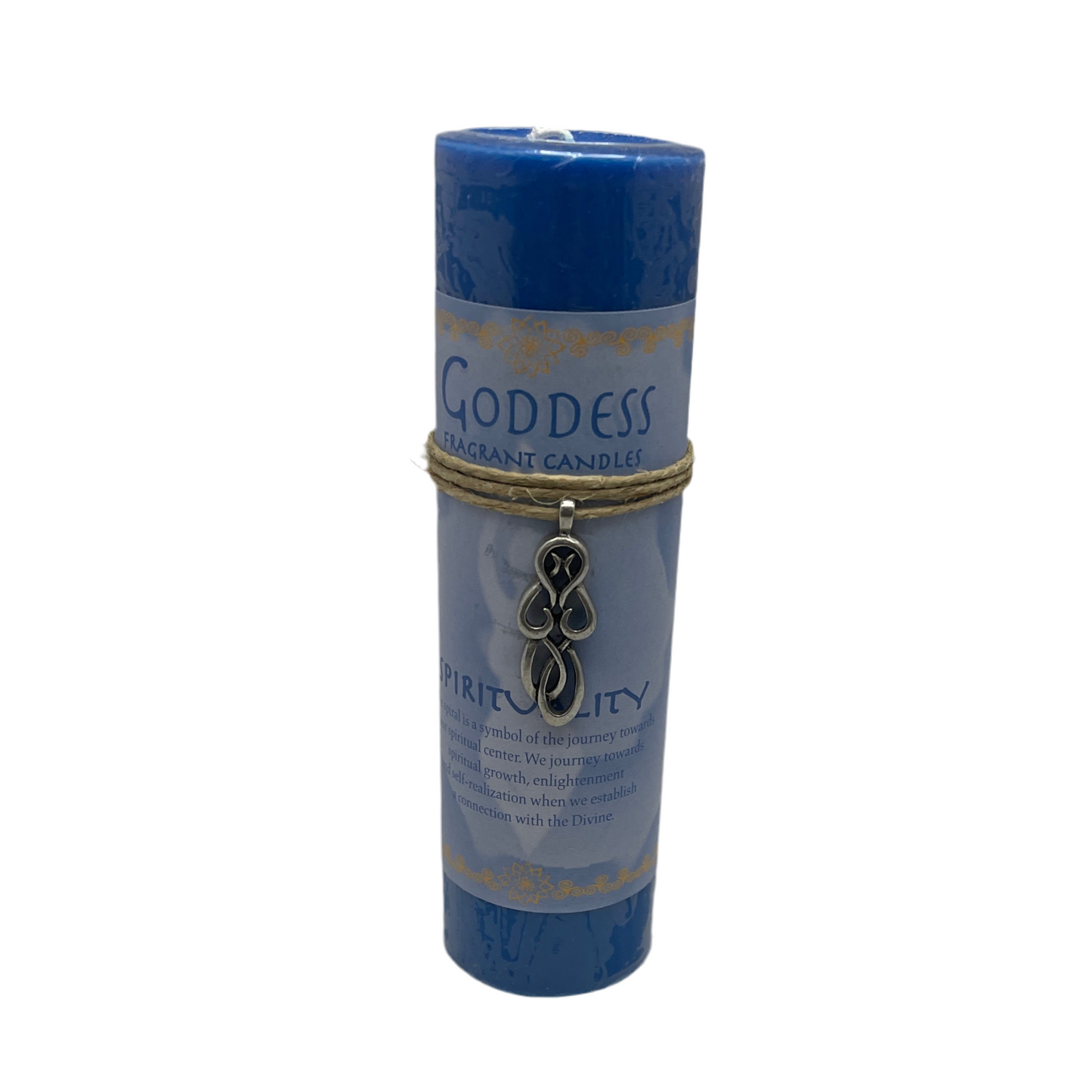 Goddess candle spirituality W/charm