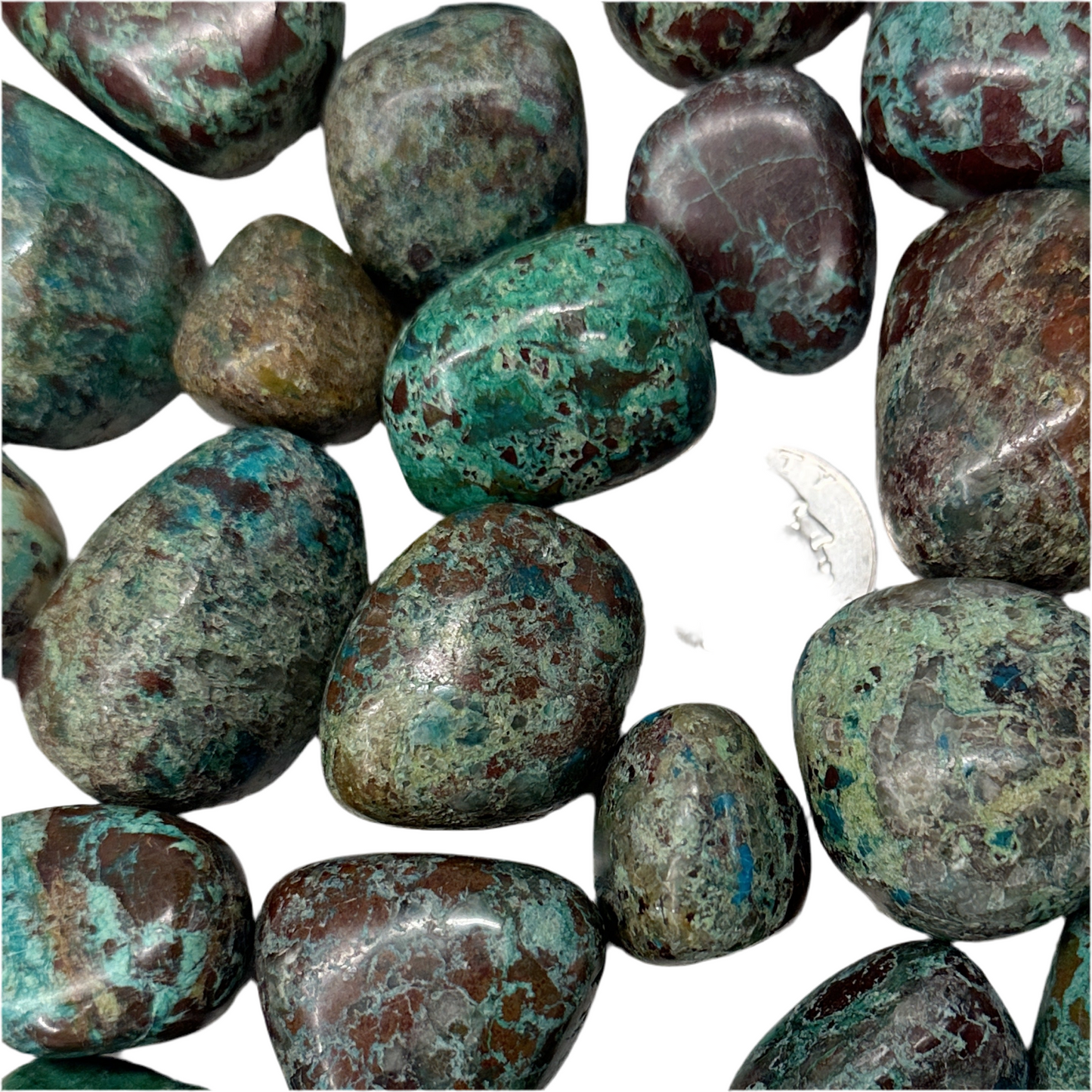 Cuprite Malachite Chrysocolla Tumbled