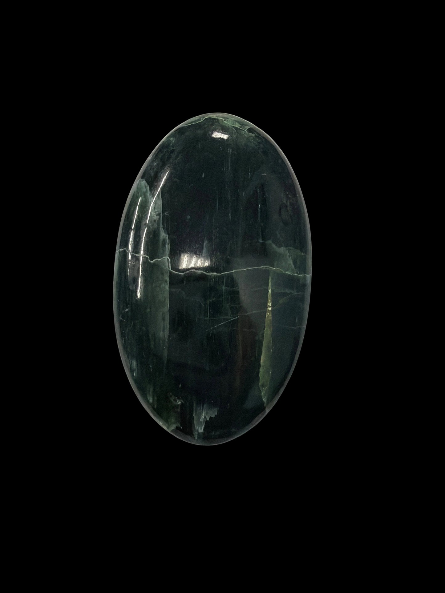 Green Kyanite Palm Stone & Heart