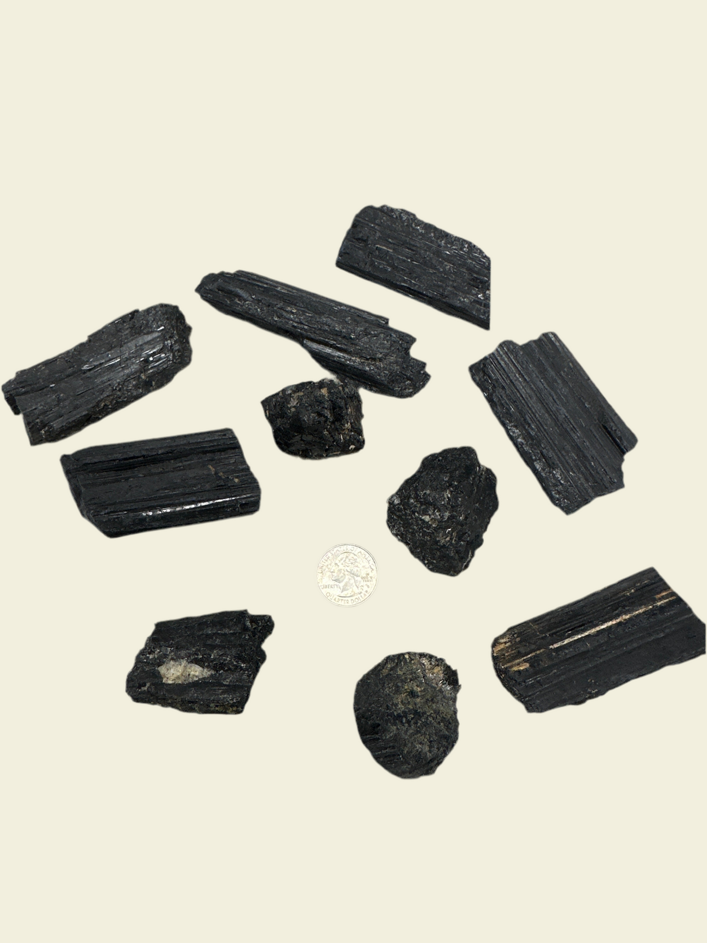 Black Tourmaline Rough LG