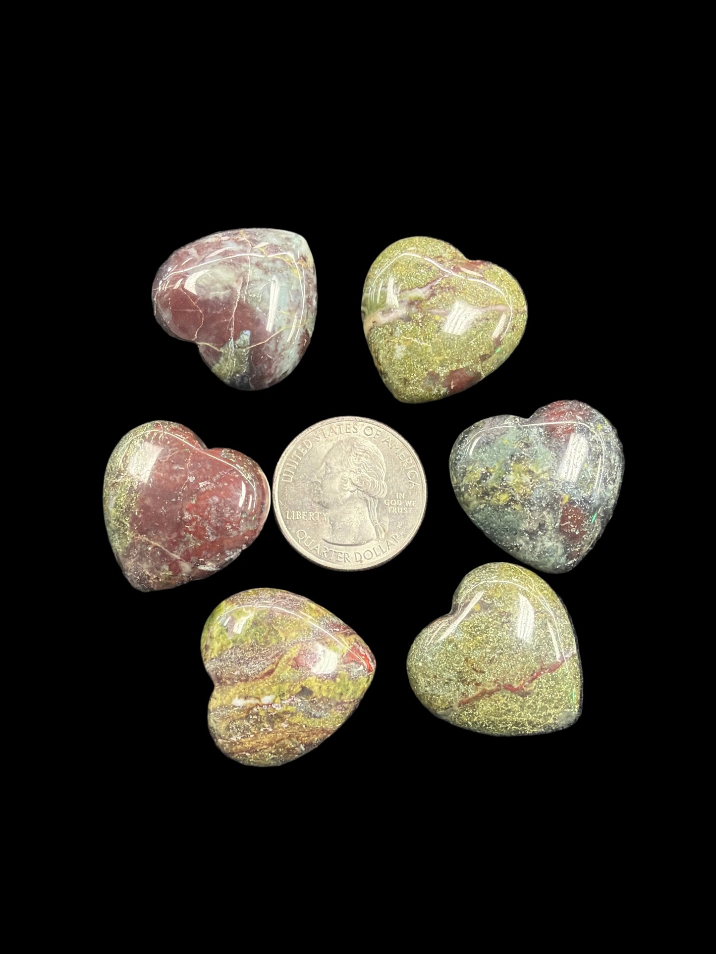 Dragon’s Blood Jasper Heart