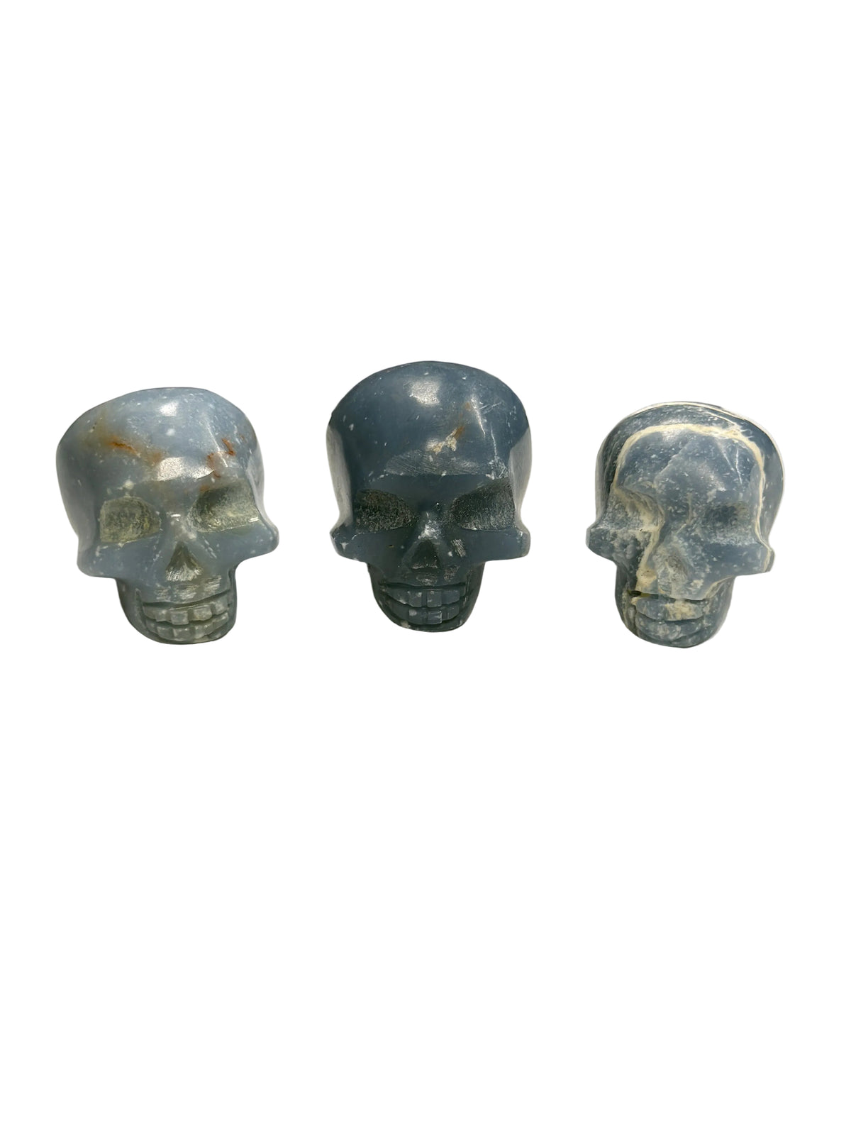 Angelite Skull