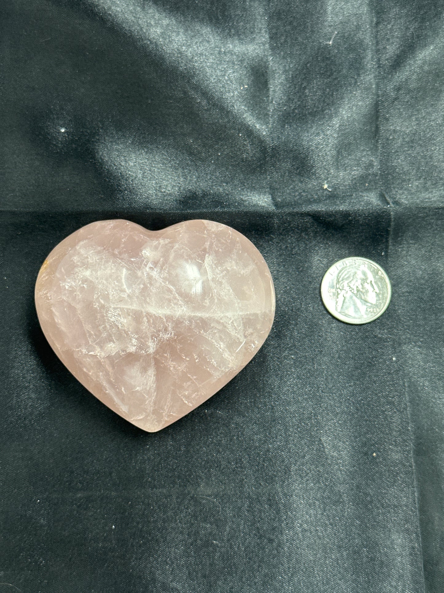 Rose Quartz Large Hearts