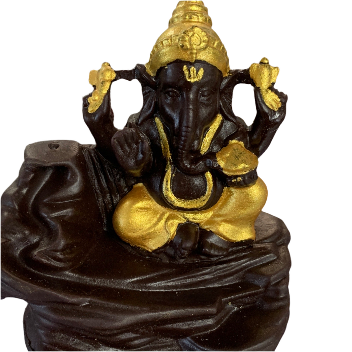 Gold Ganesh backflow burner