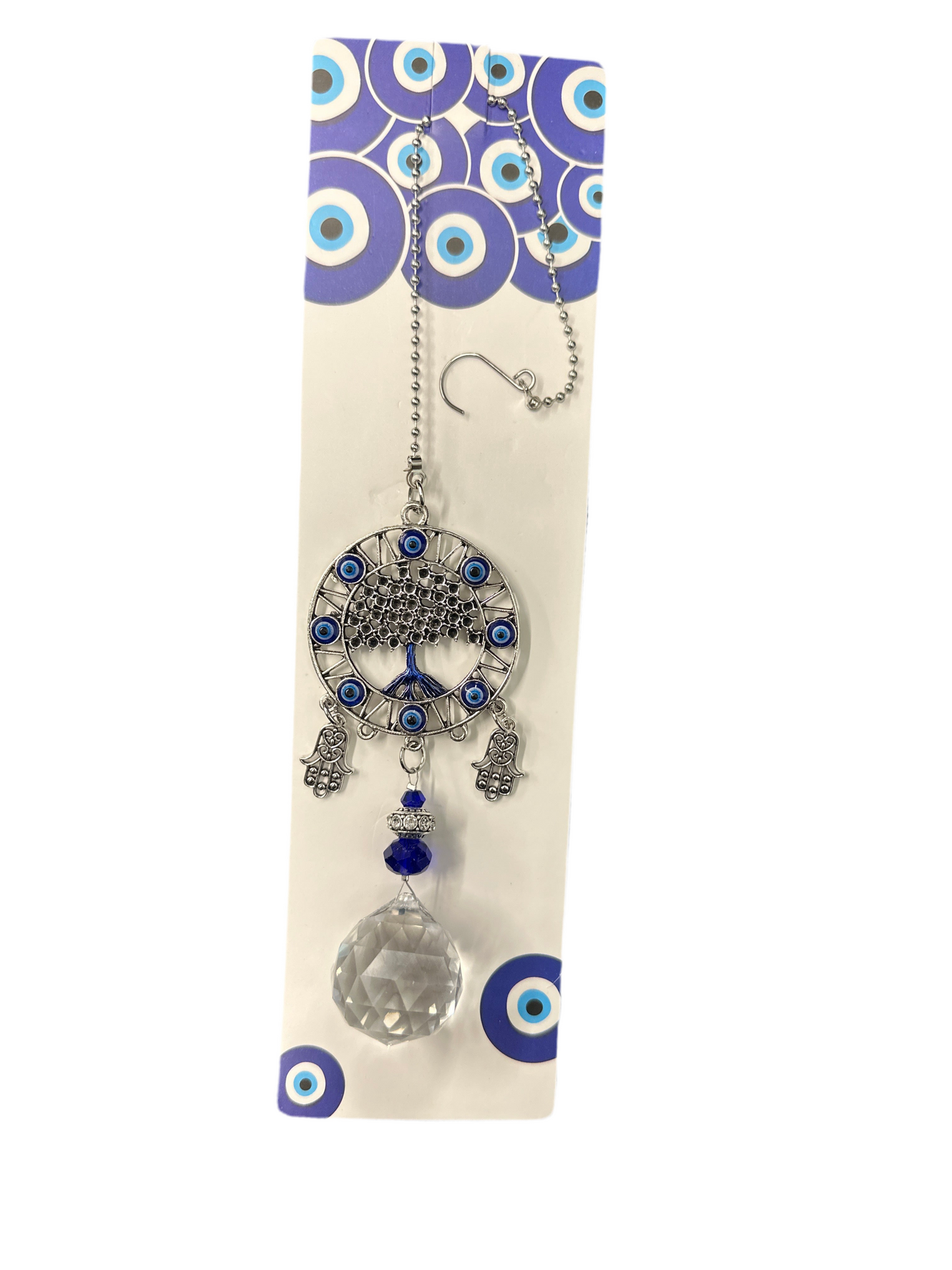 Evil Eye Tree of Life w/ Crystal Ball 13.25’