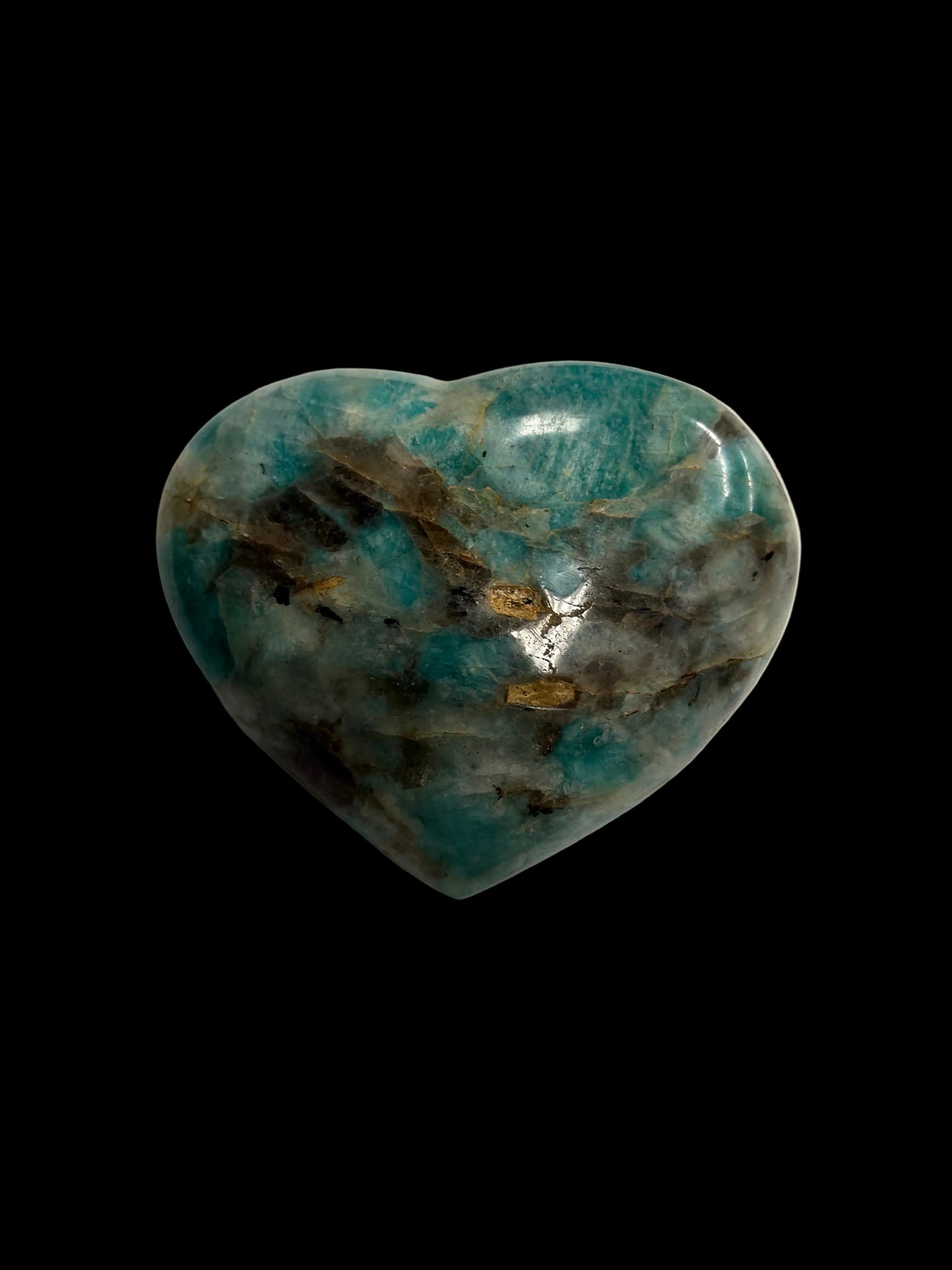 Amazonite Hearts