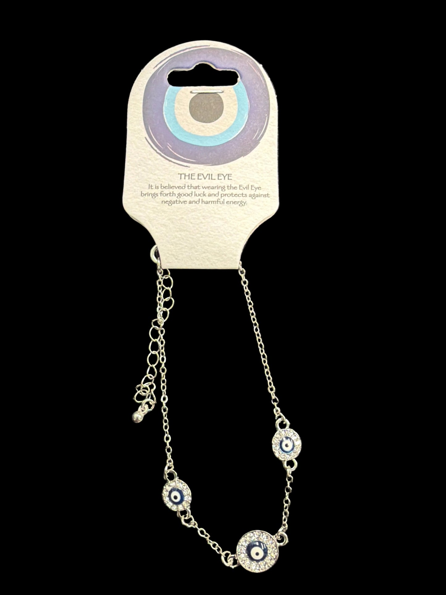 Silver Evil Eye Bracelet