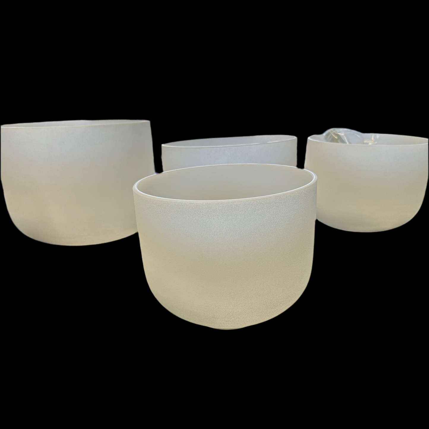 Crystal Vibes Frosted Crystal Singing Bowl
