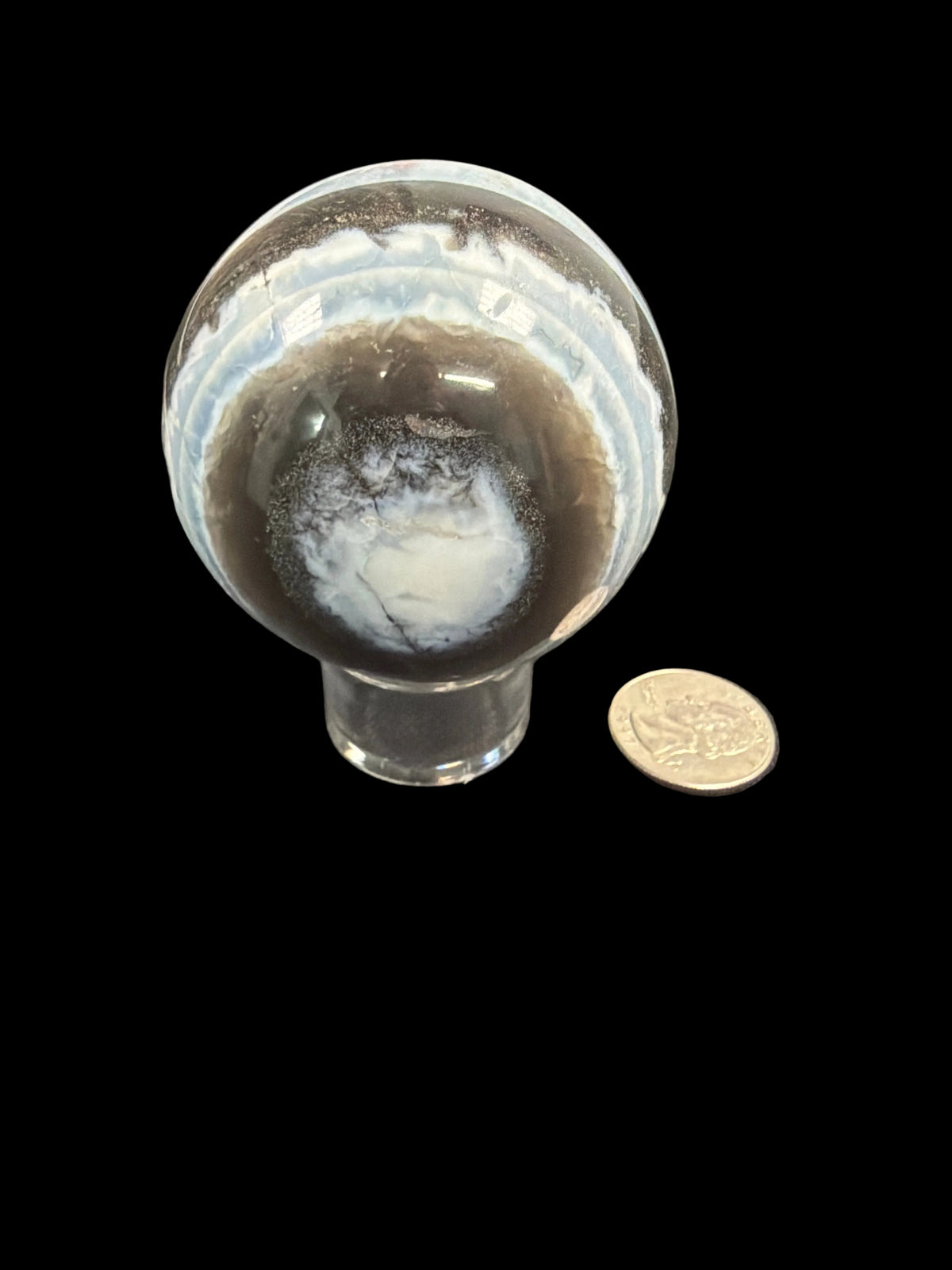 Blue Opal Sphere