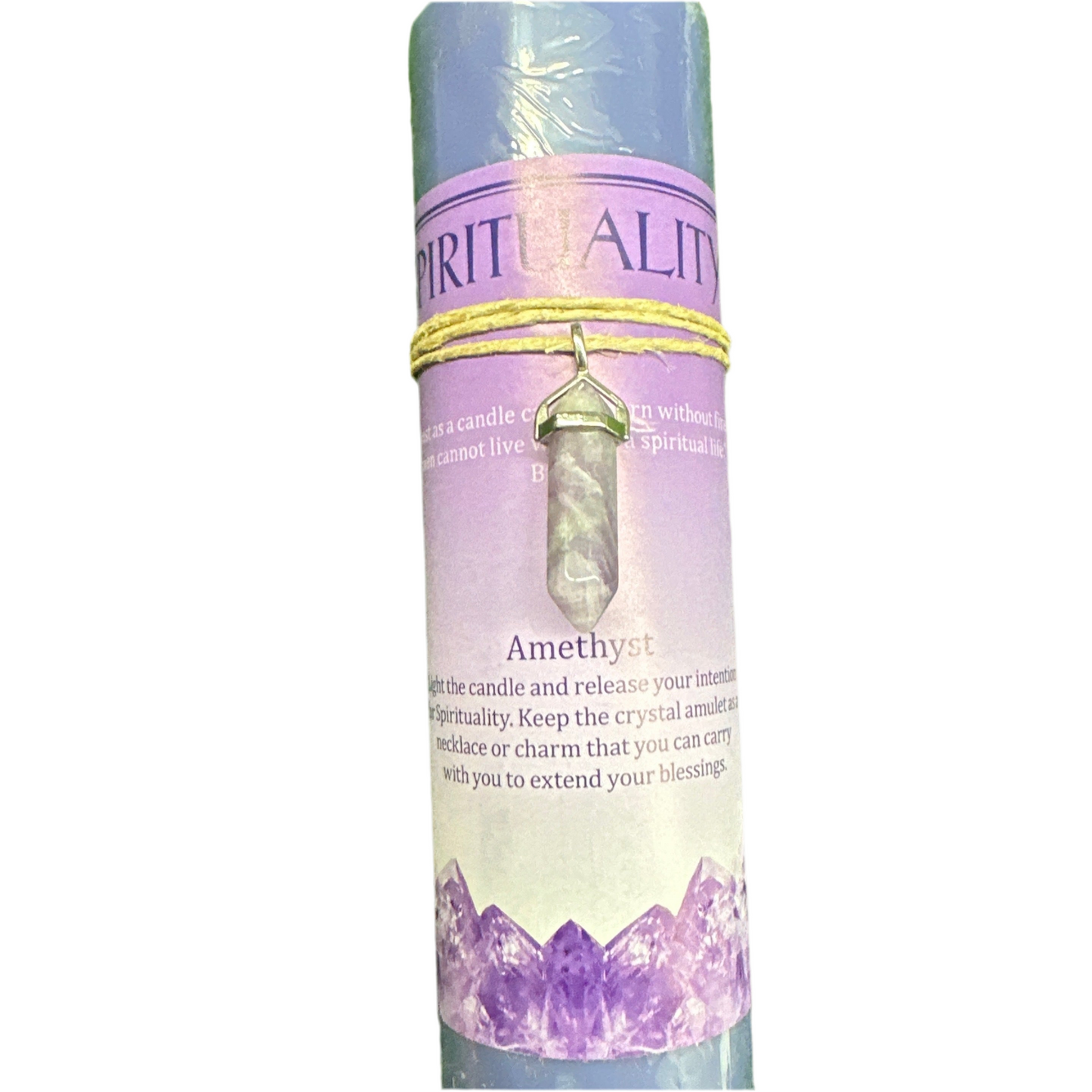 Crystal Energy Candle - Spirituality