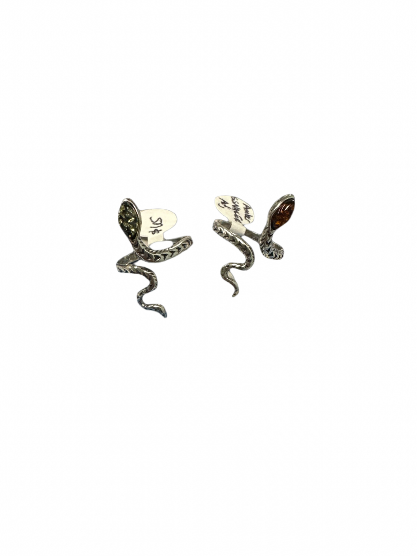 Silver Snake Ring Adjustable