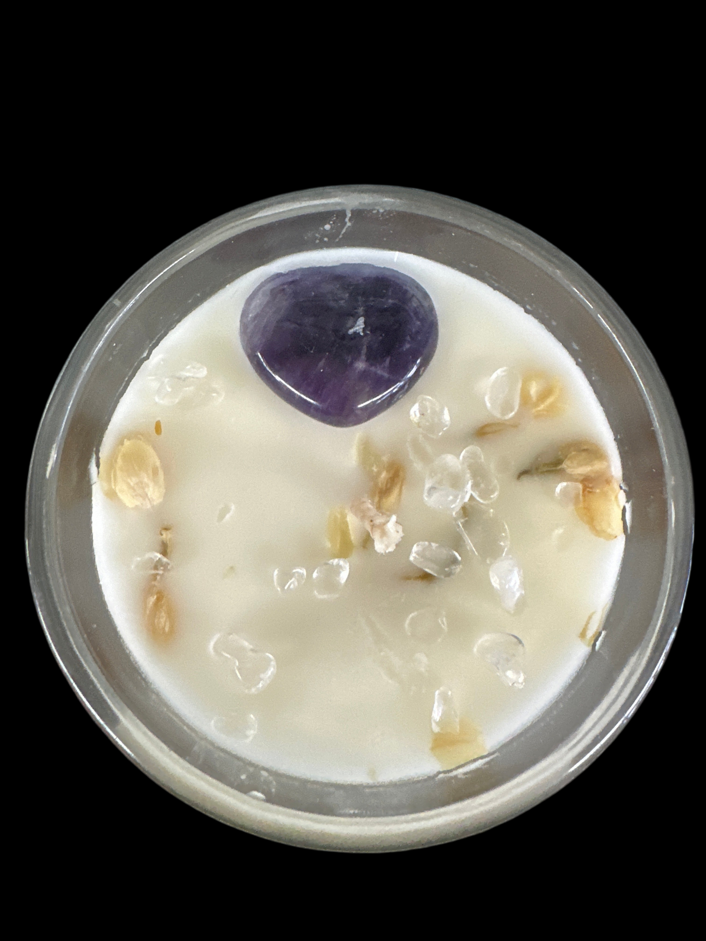 Divine Light Crystal Candle