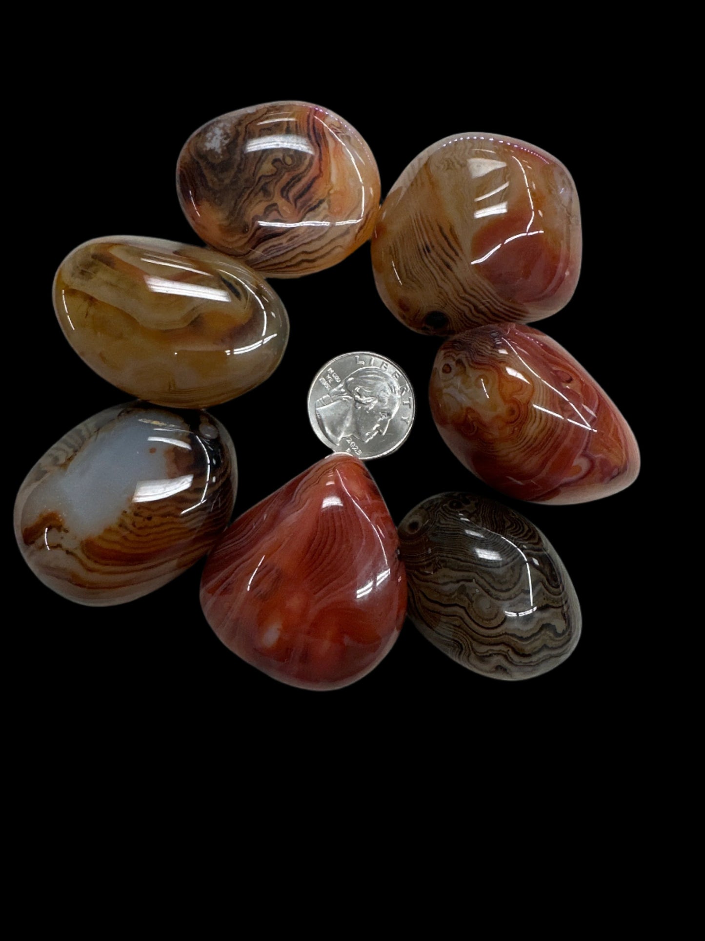 Sardonyx Palm Stone