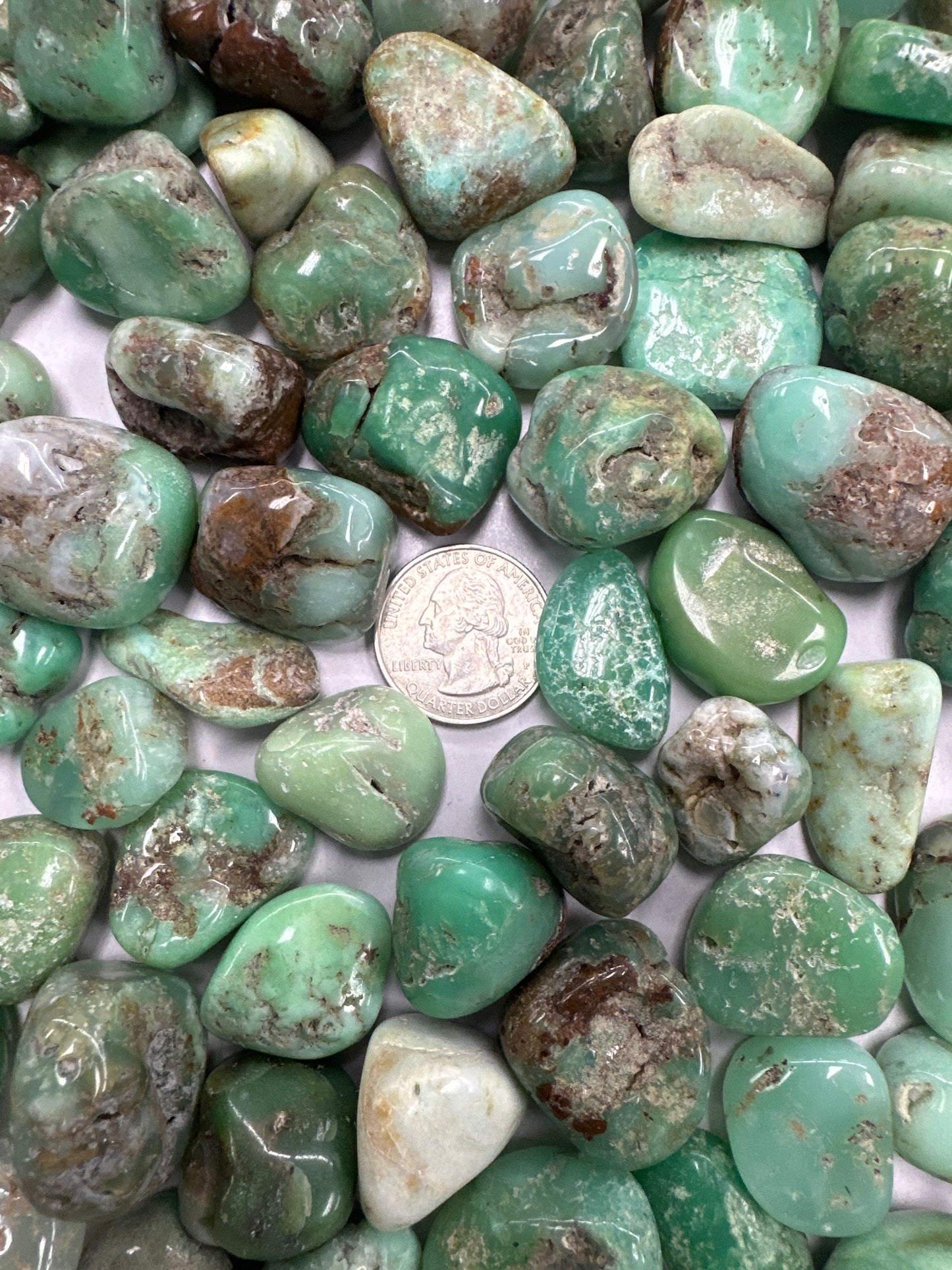 Chrysoprase Tumbled
