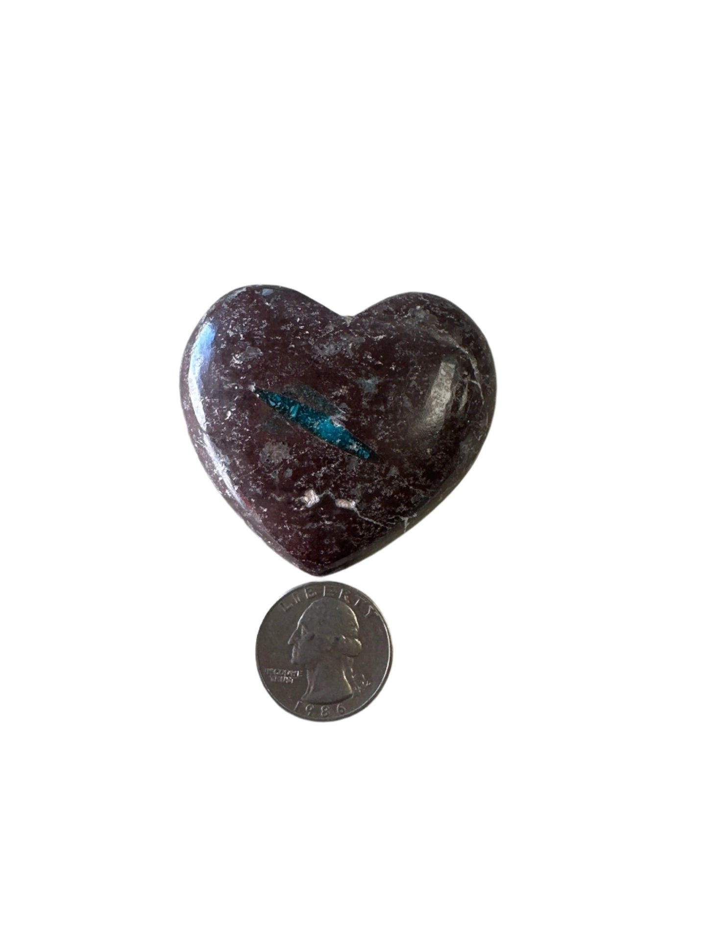 Cavansite Heart
