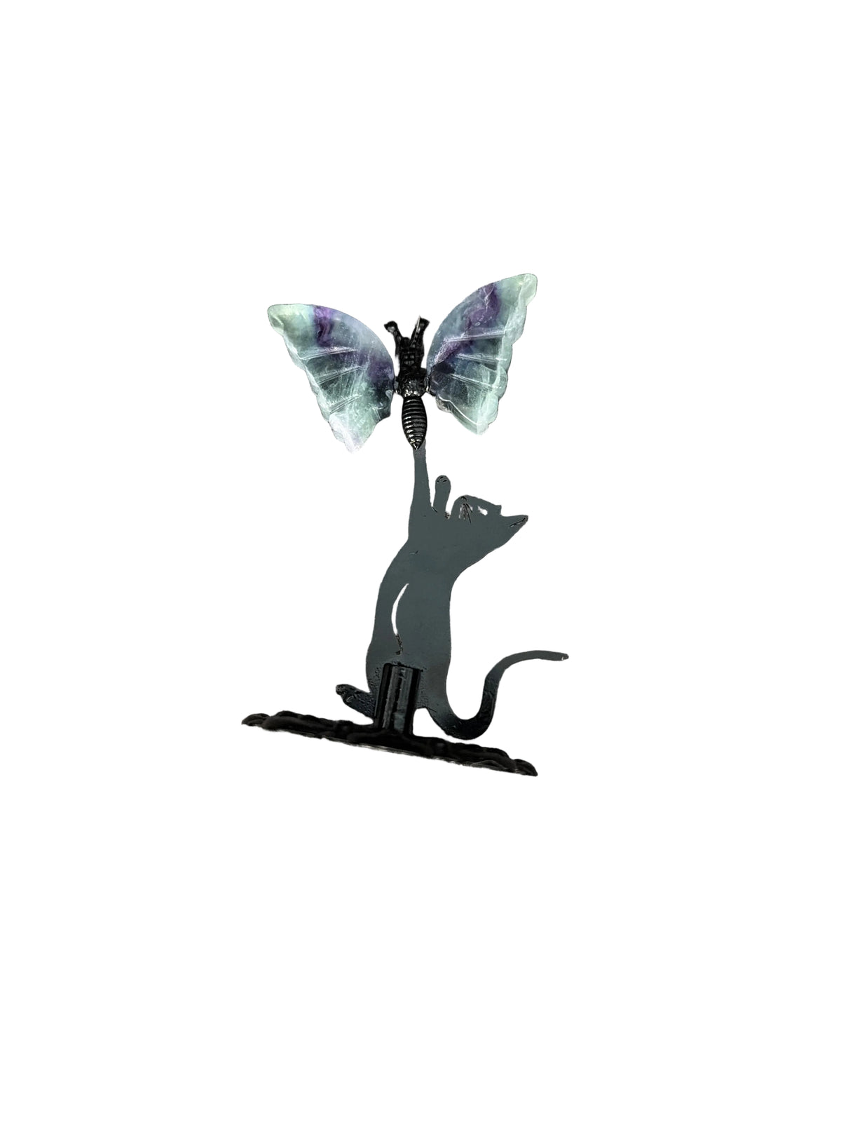 Fluorite Butterfly on Cat Stand