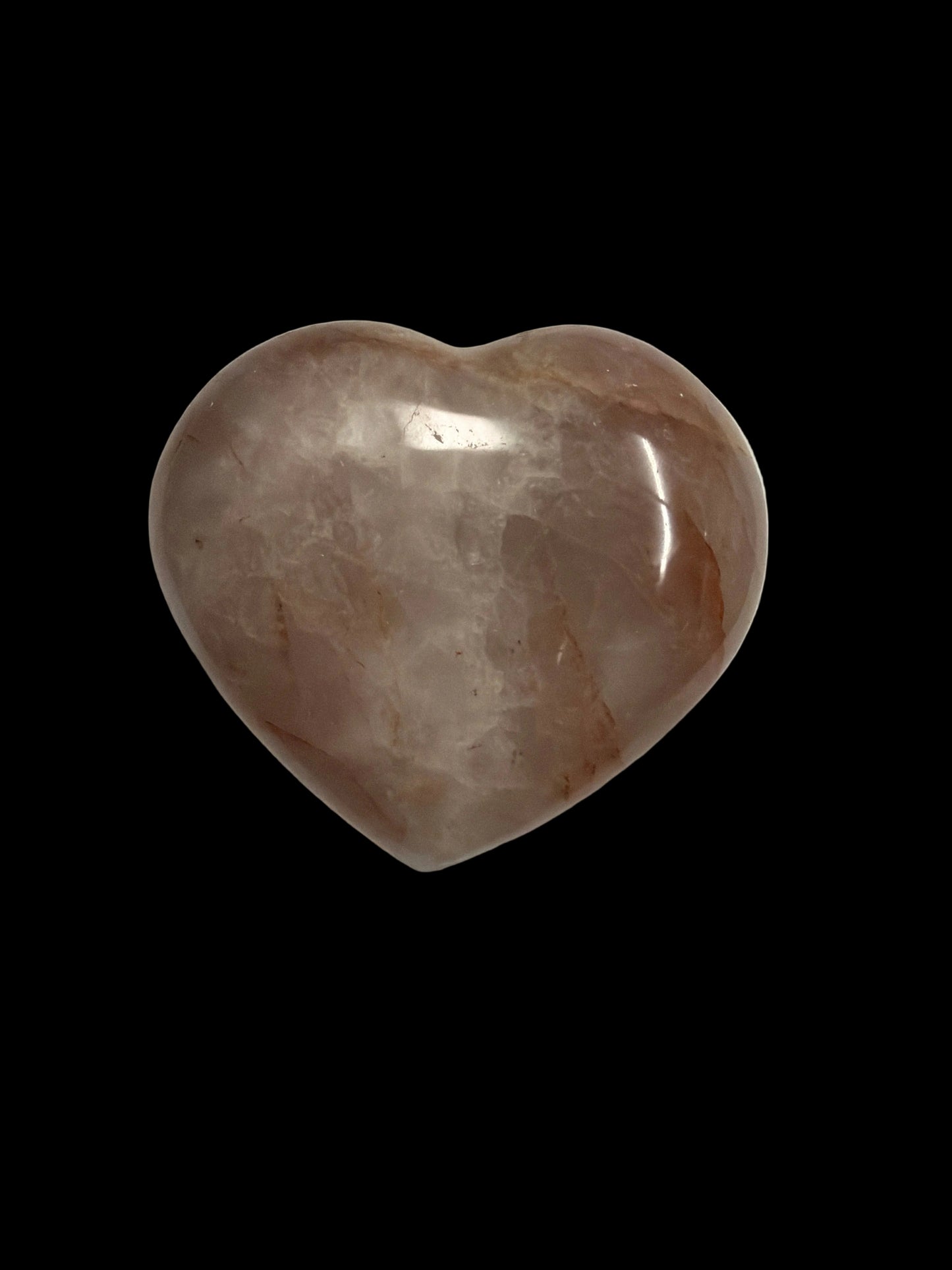 Crimson Moon Healer Quartz Heart