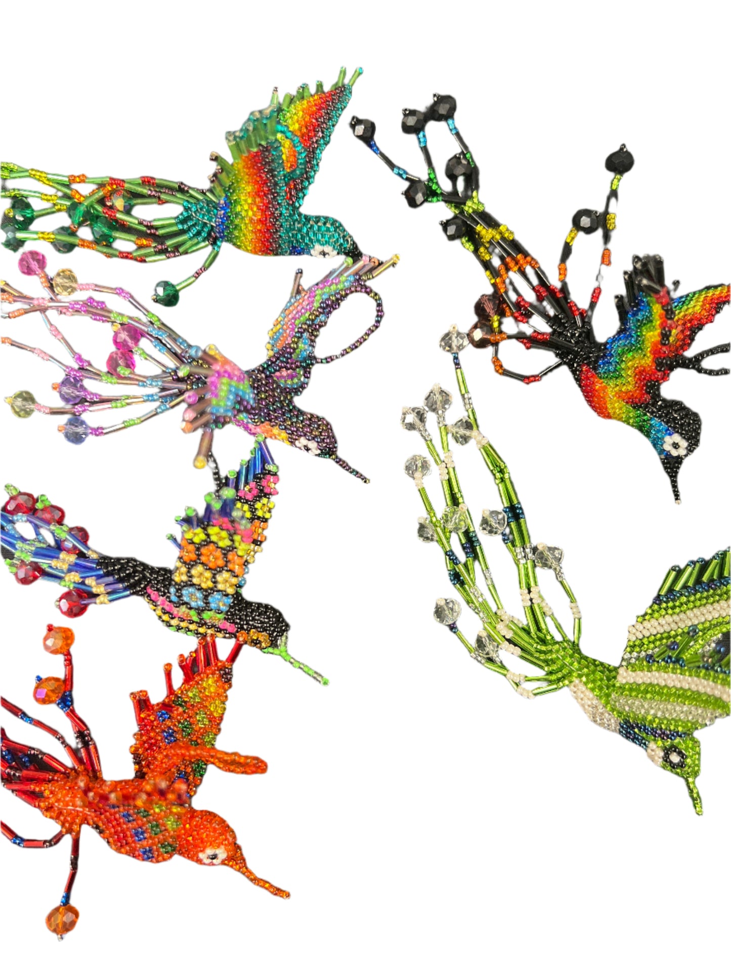 Beaded Hummingbird Ornaments