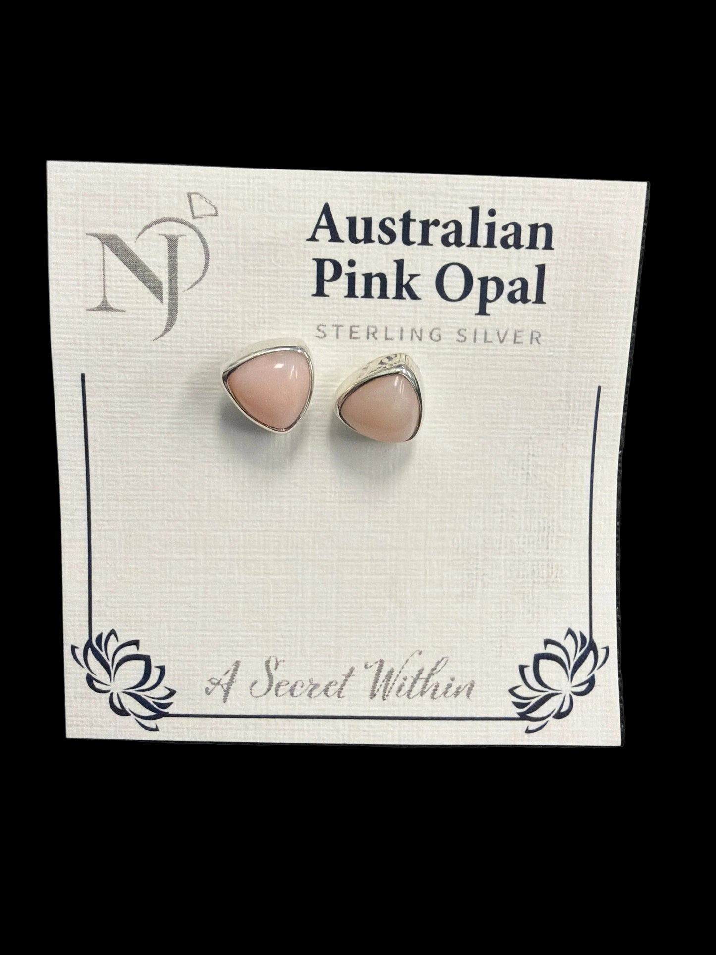 Sterling Silver Australian Pink Opal
