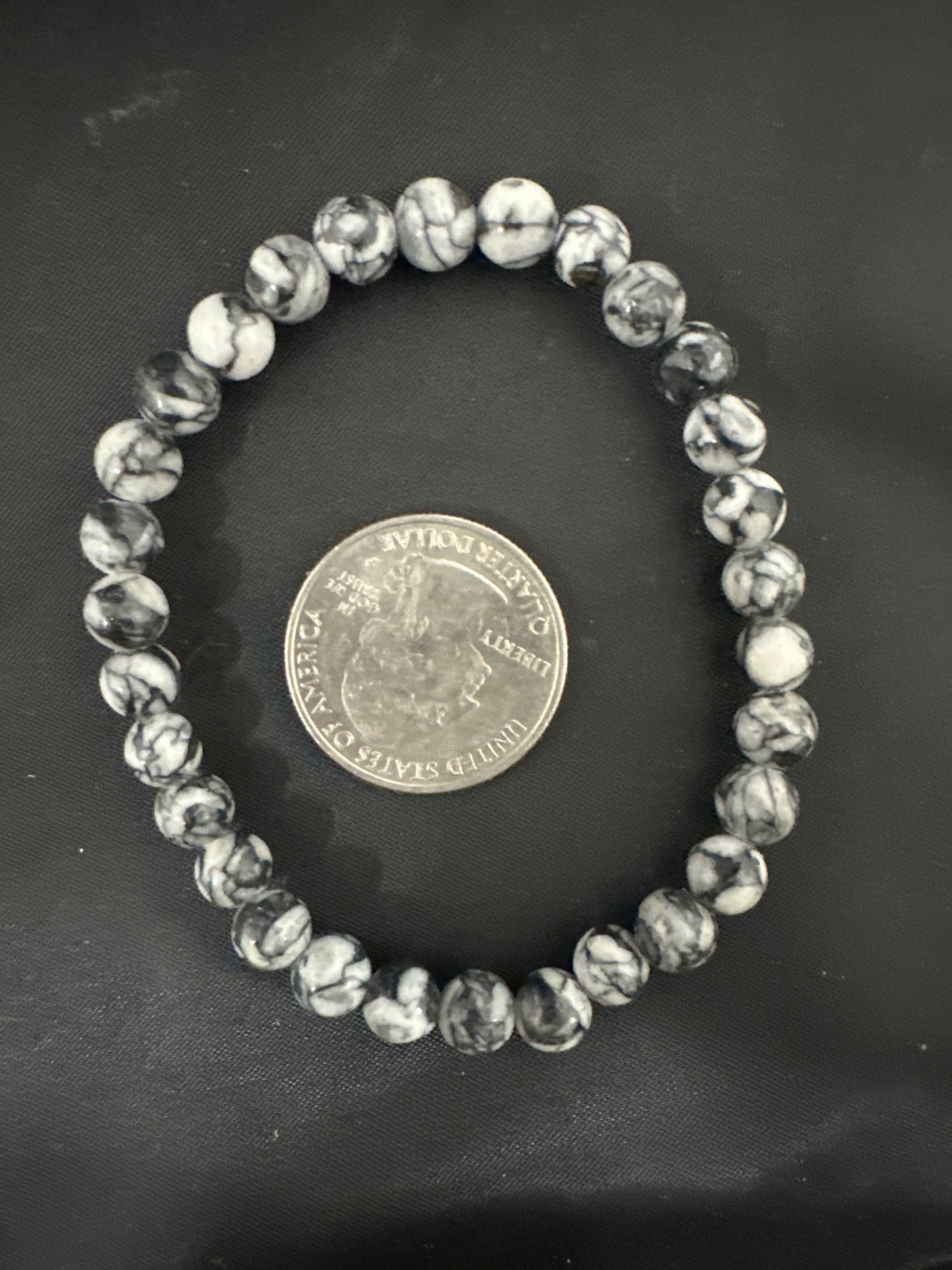 Pinolite Bracelet 6mm