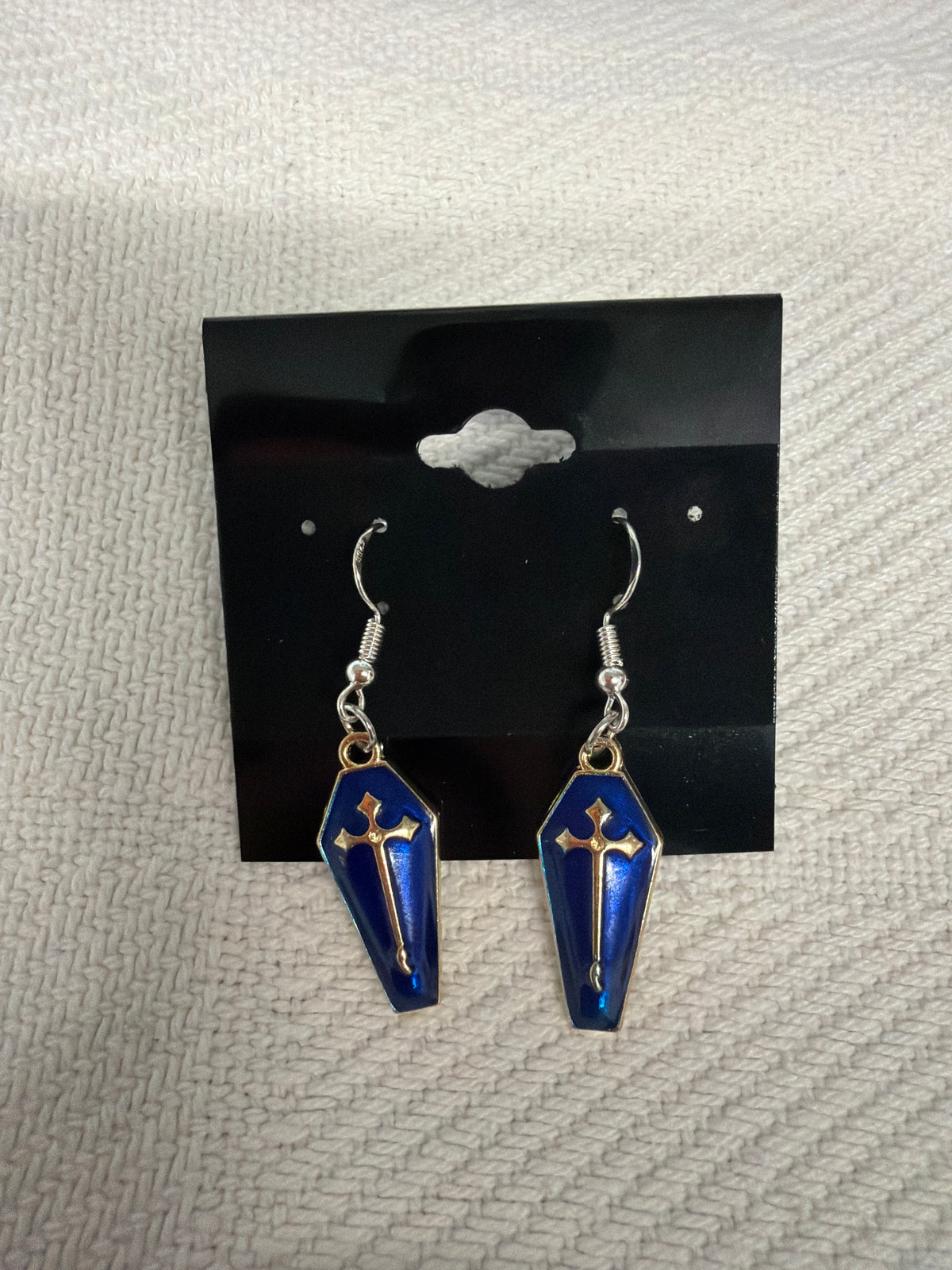 Coffin earrings