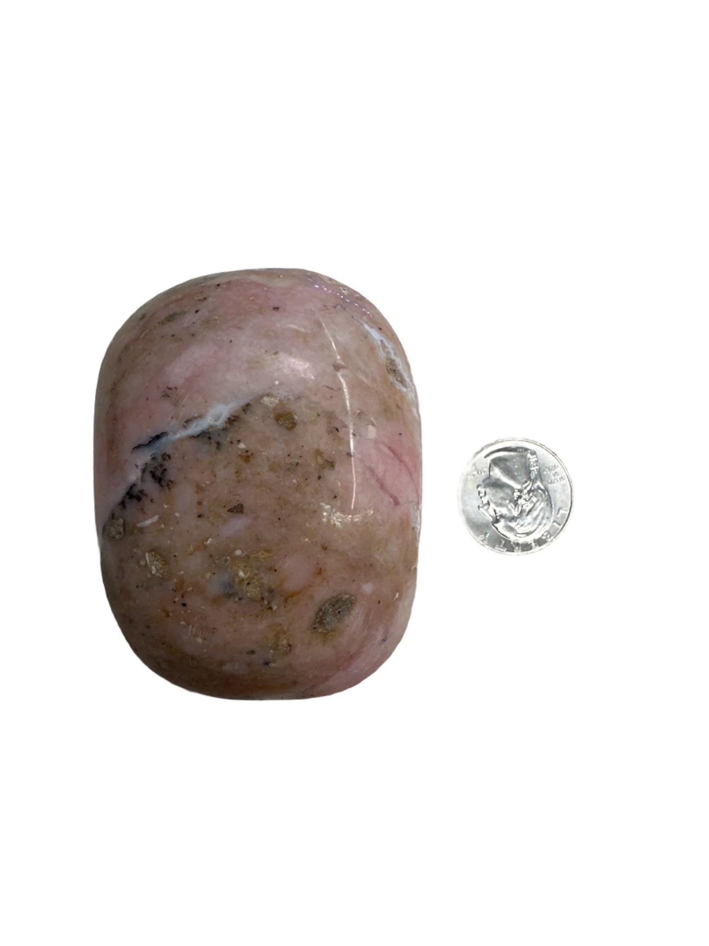 Peruvian Pink Opal Palm Stone