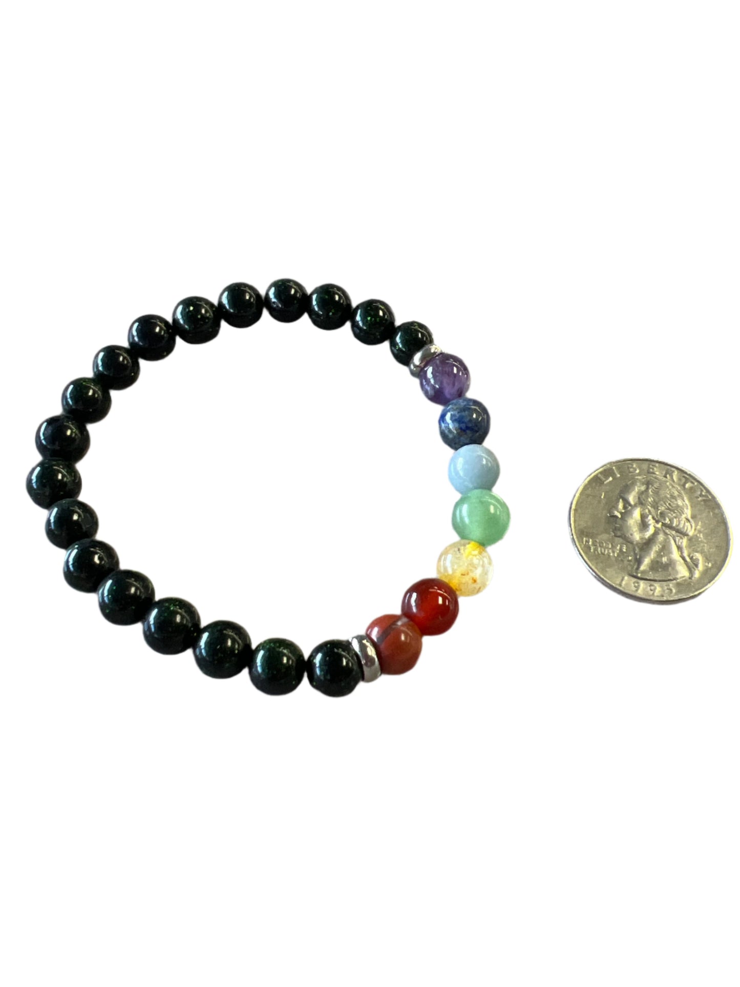 Green Goldstone Bracelet