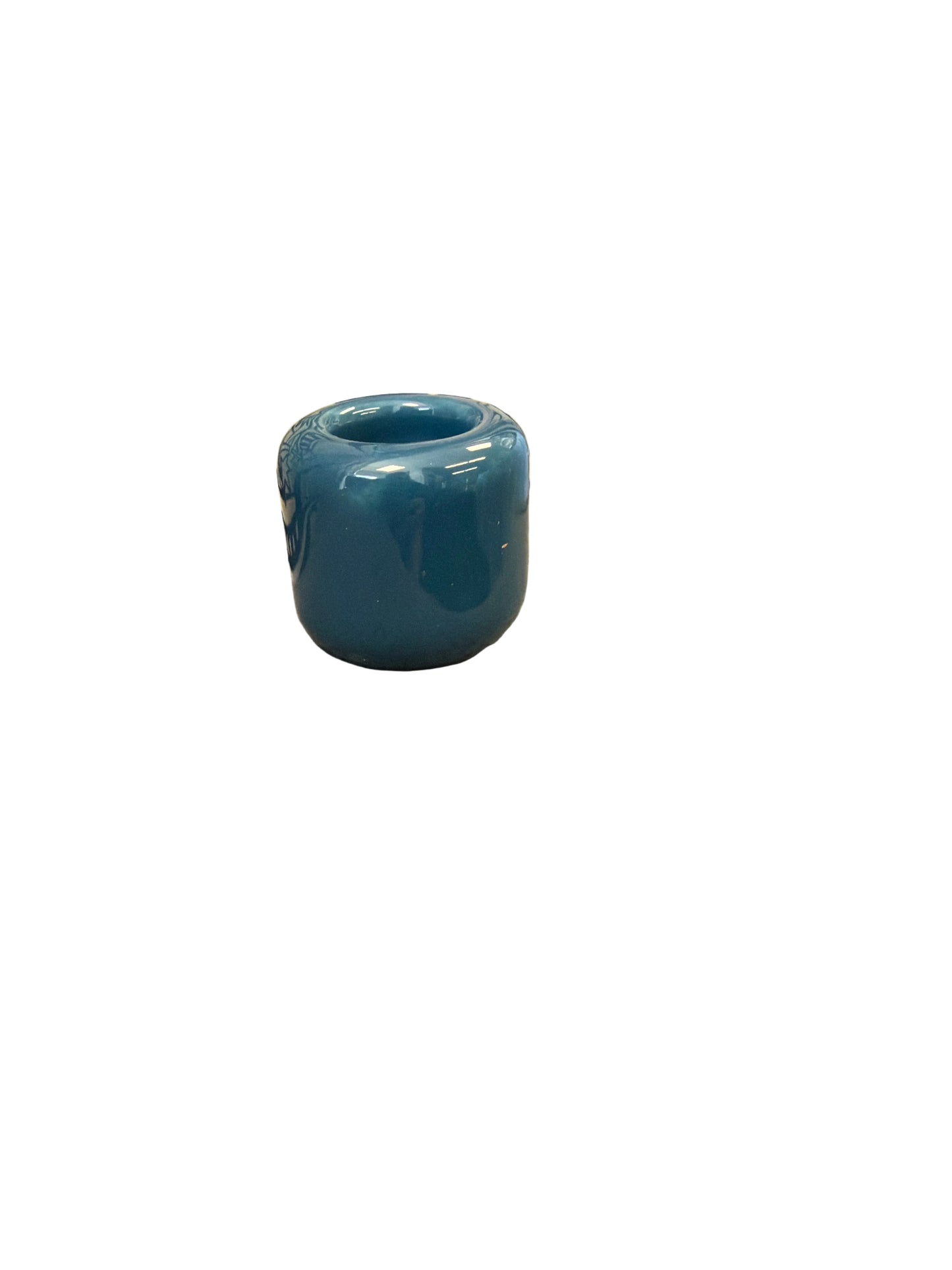 Teal Chime Candle Holder