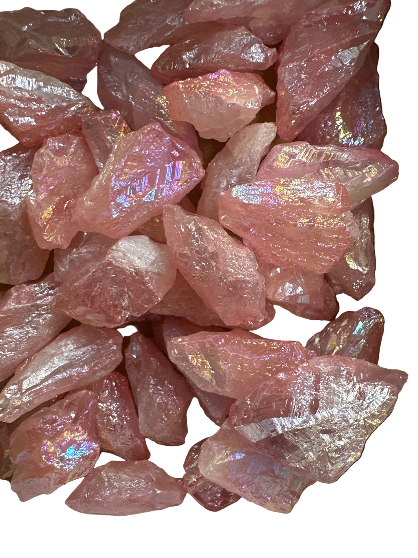Pink Aura Quartz Rough