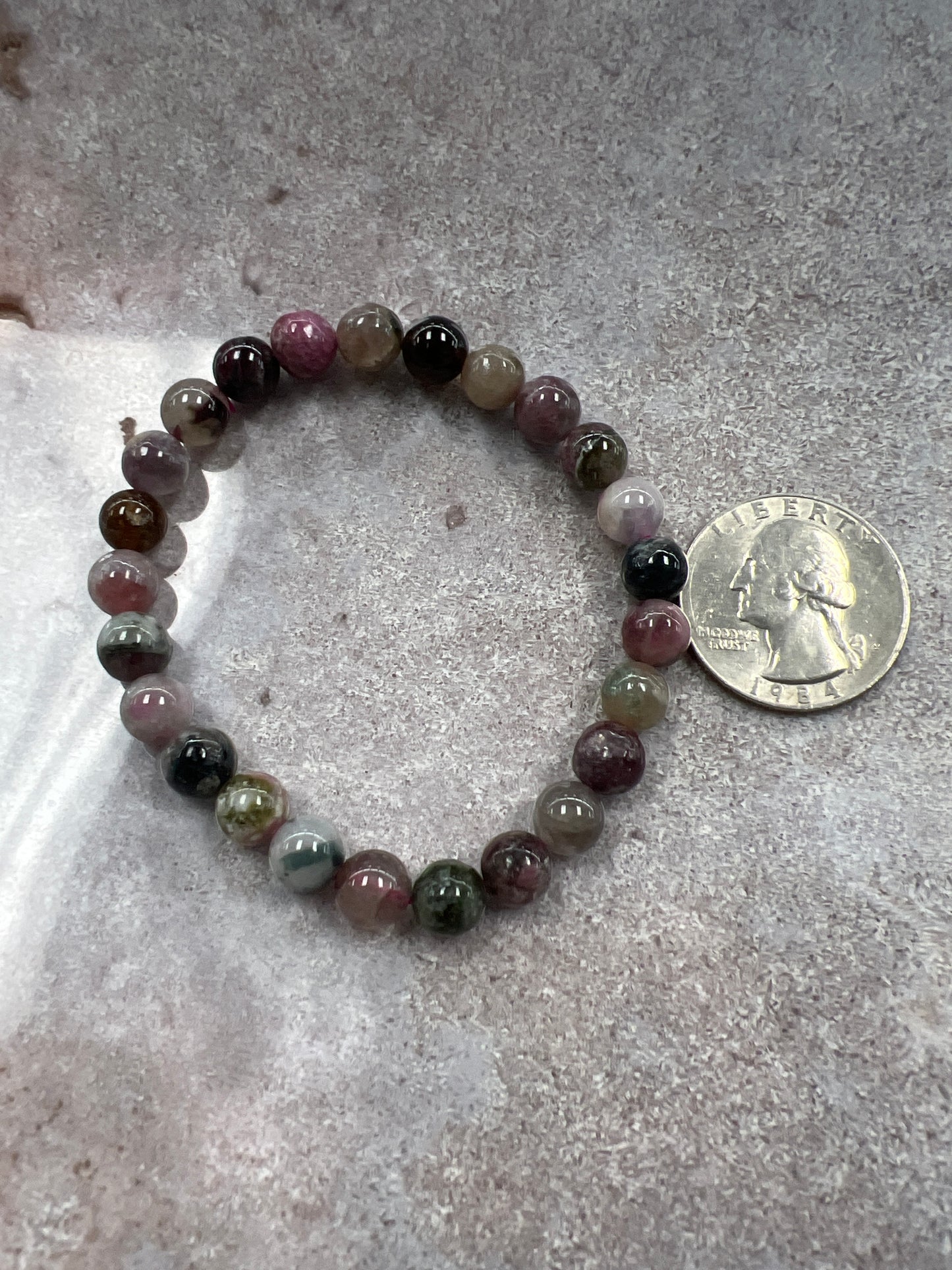 Watermelon Tourmaline Bracelet