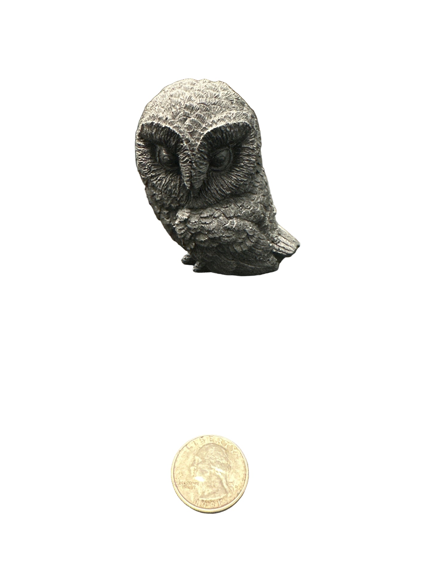 Shungite Owl Carving