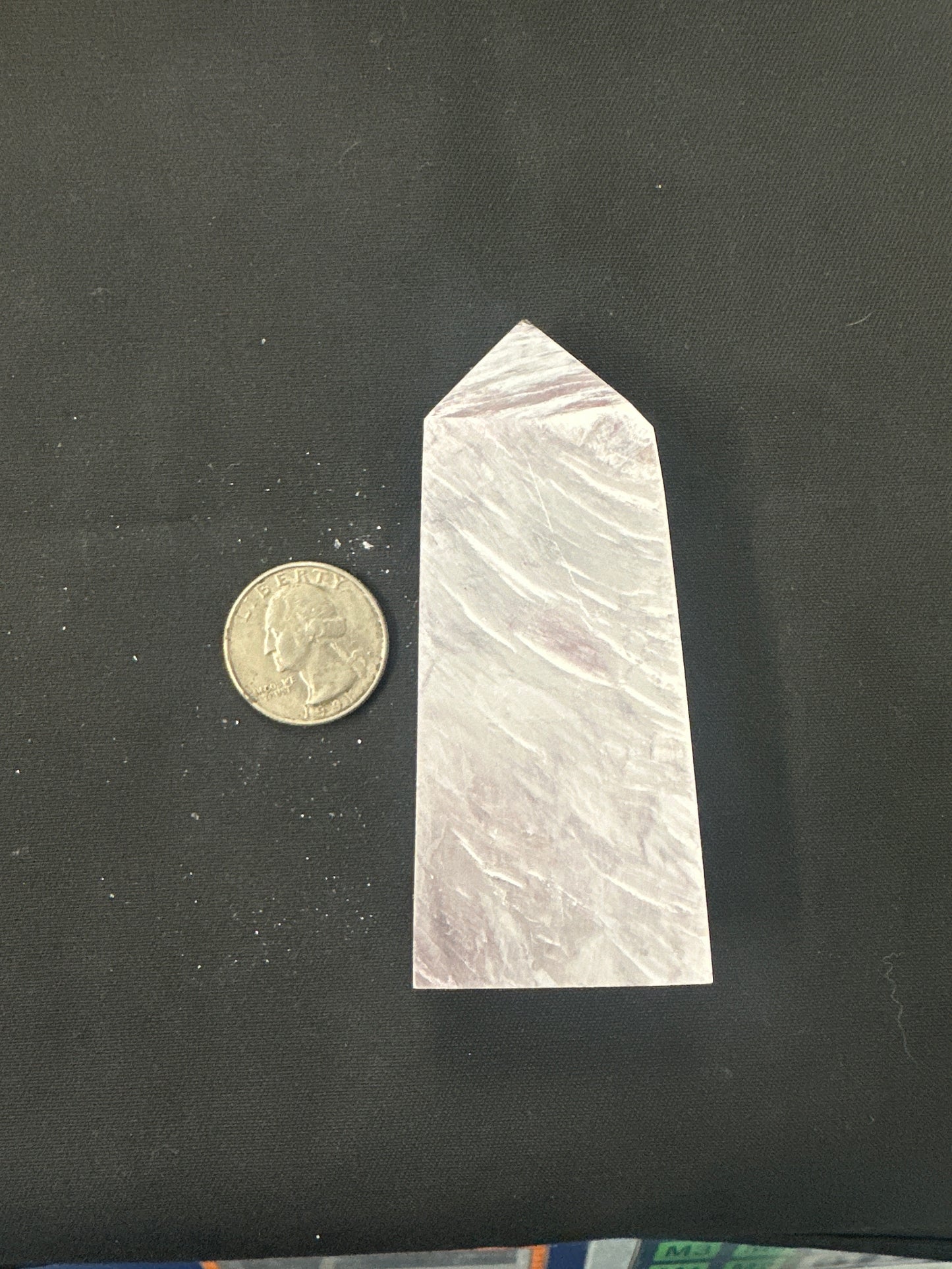 Lepidolite Mica Book Tower Polished