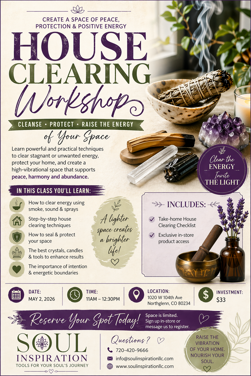 House Clearing Workshop