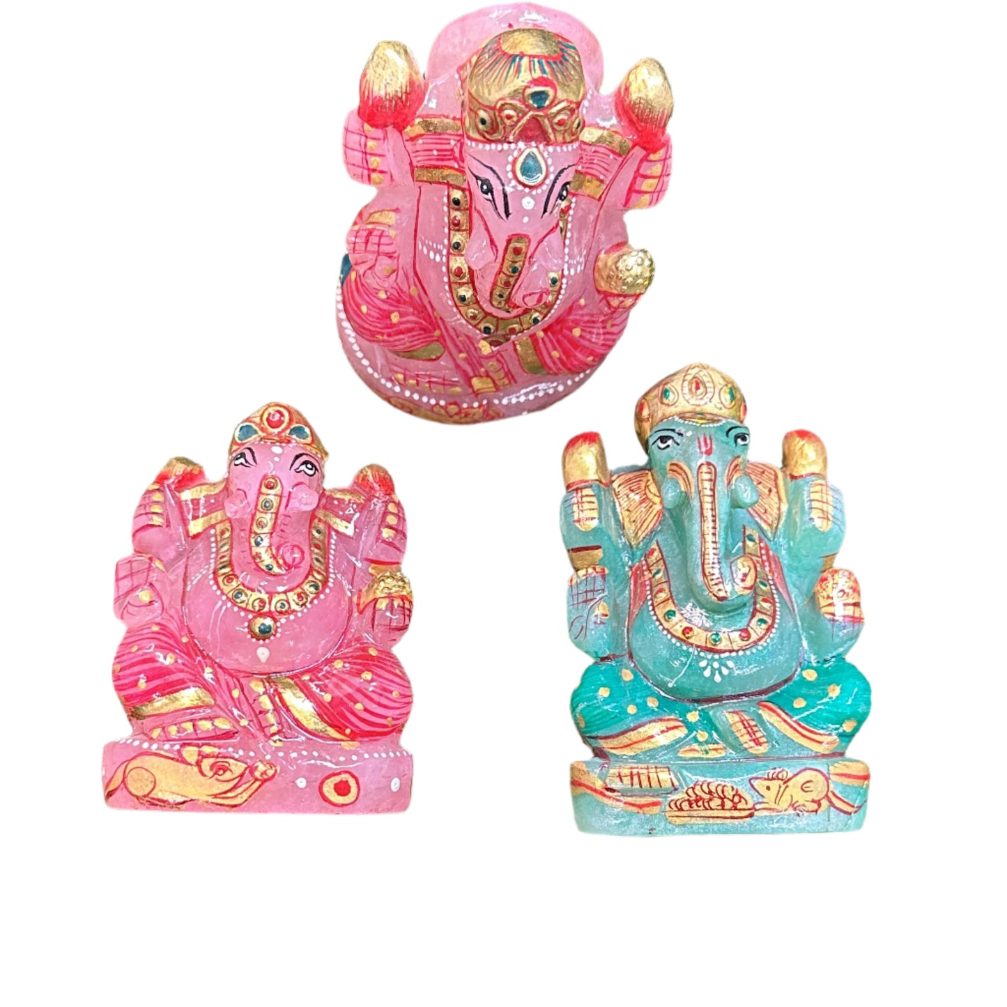 Ganesha Painted Statues