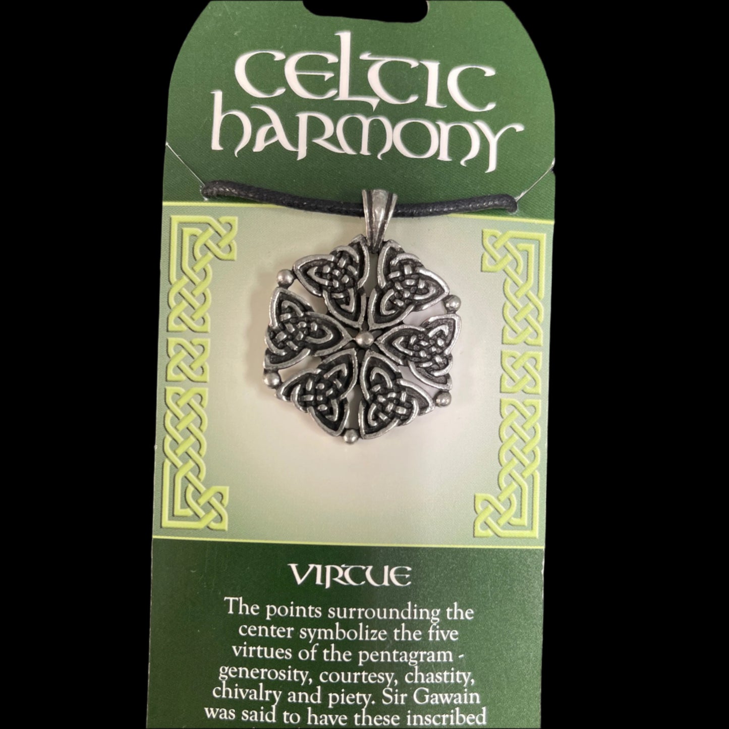 Celtic Harmony Pendant: Virtue
