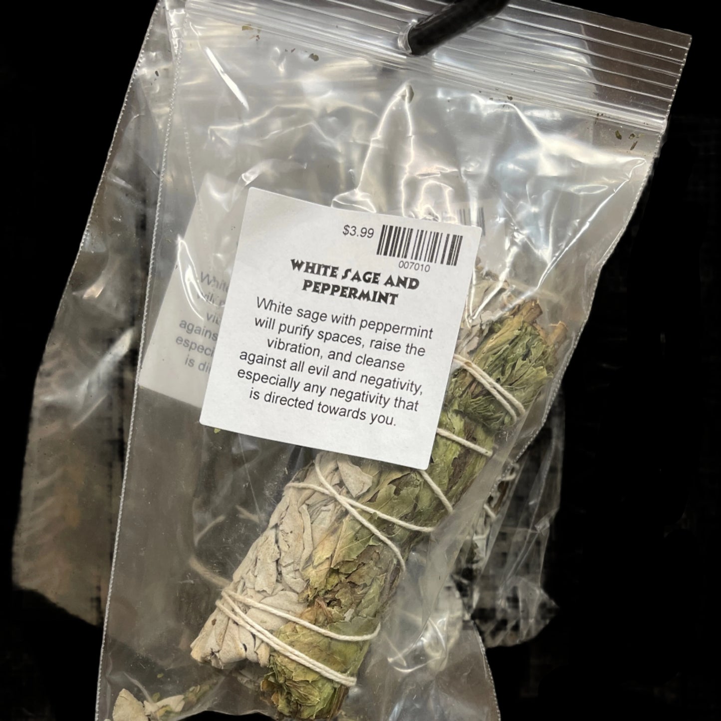 White sage with peppermint