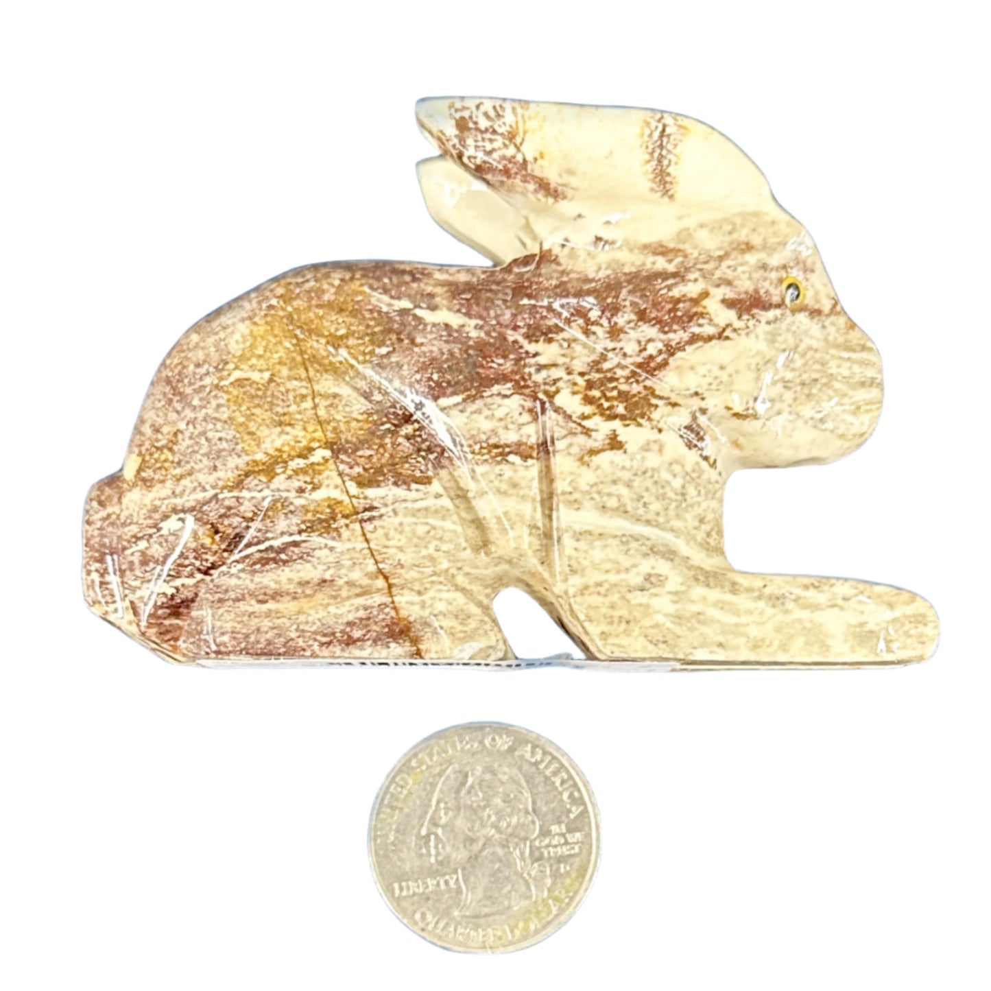 Soapstone rabbits large