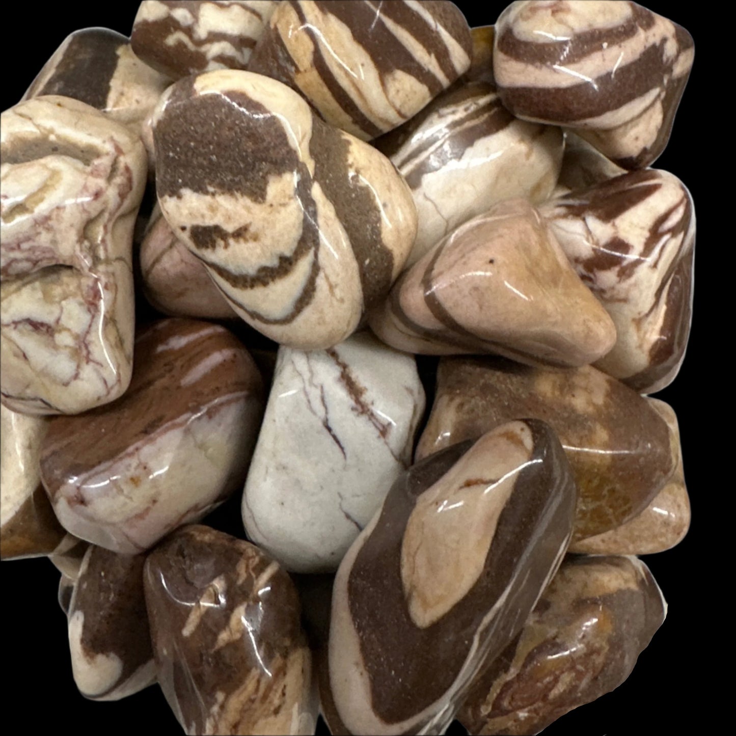 Zebra Jasper Tumbled