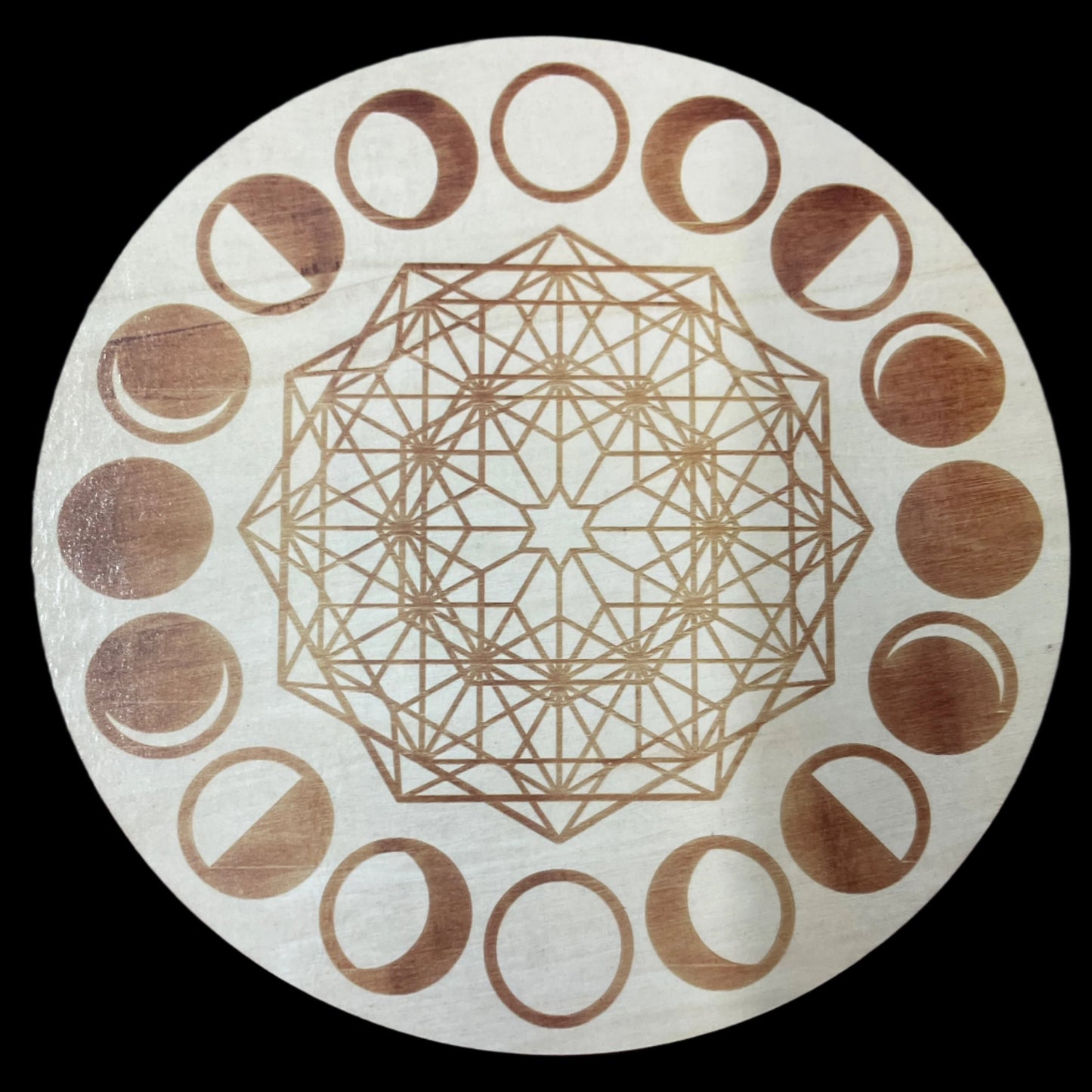 Moon Phases Crystal Grid